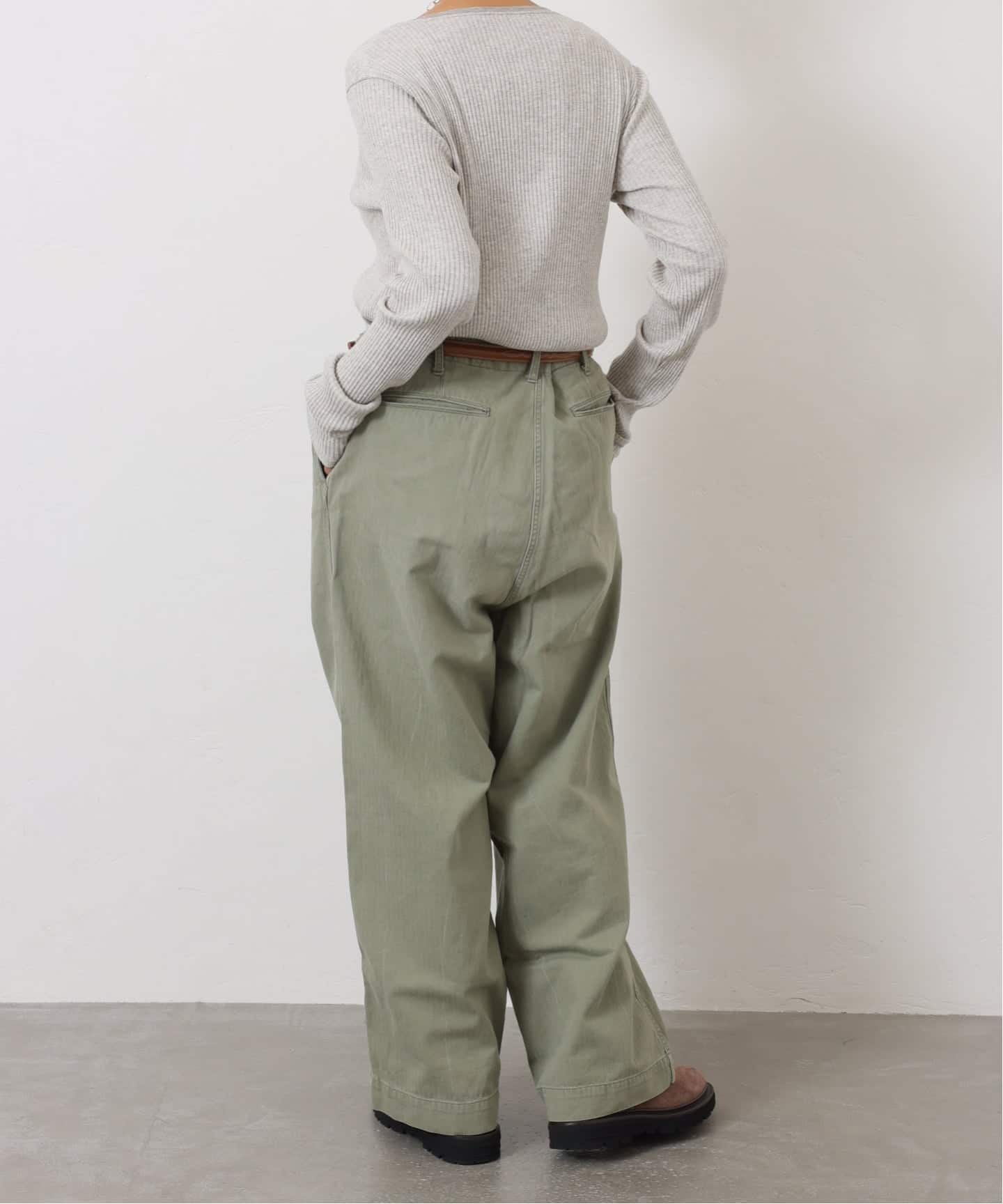 チマラ ✖️ジャーナルスタンダードラックス ミリタリーパンツ chimala】 US ARMY OFFICER TROUSERS-SHORTER（その他パンツ