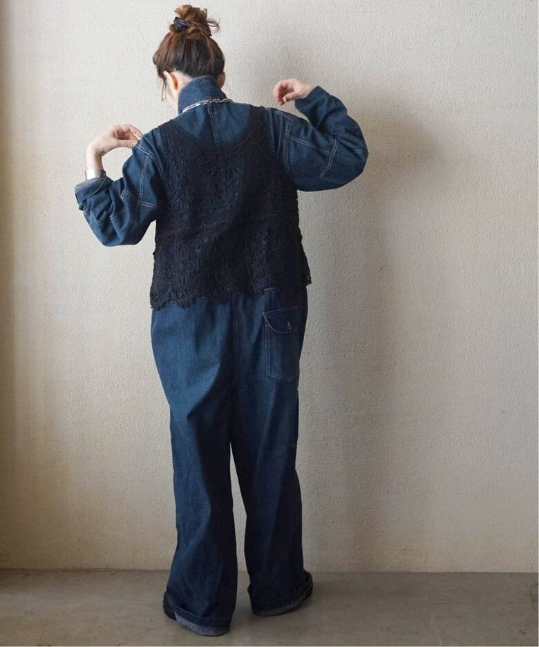 chimala/チマラ】for luxe DENIM ALL IN ONE（つなぎ／オールインワン 