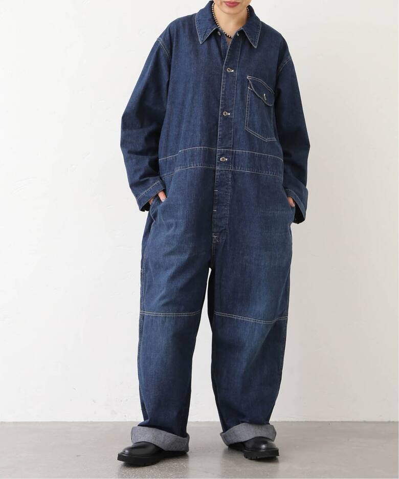 chimala/チマラ】for luxe DENIM ALL IN ONE（つなぎ／オールインワン 