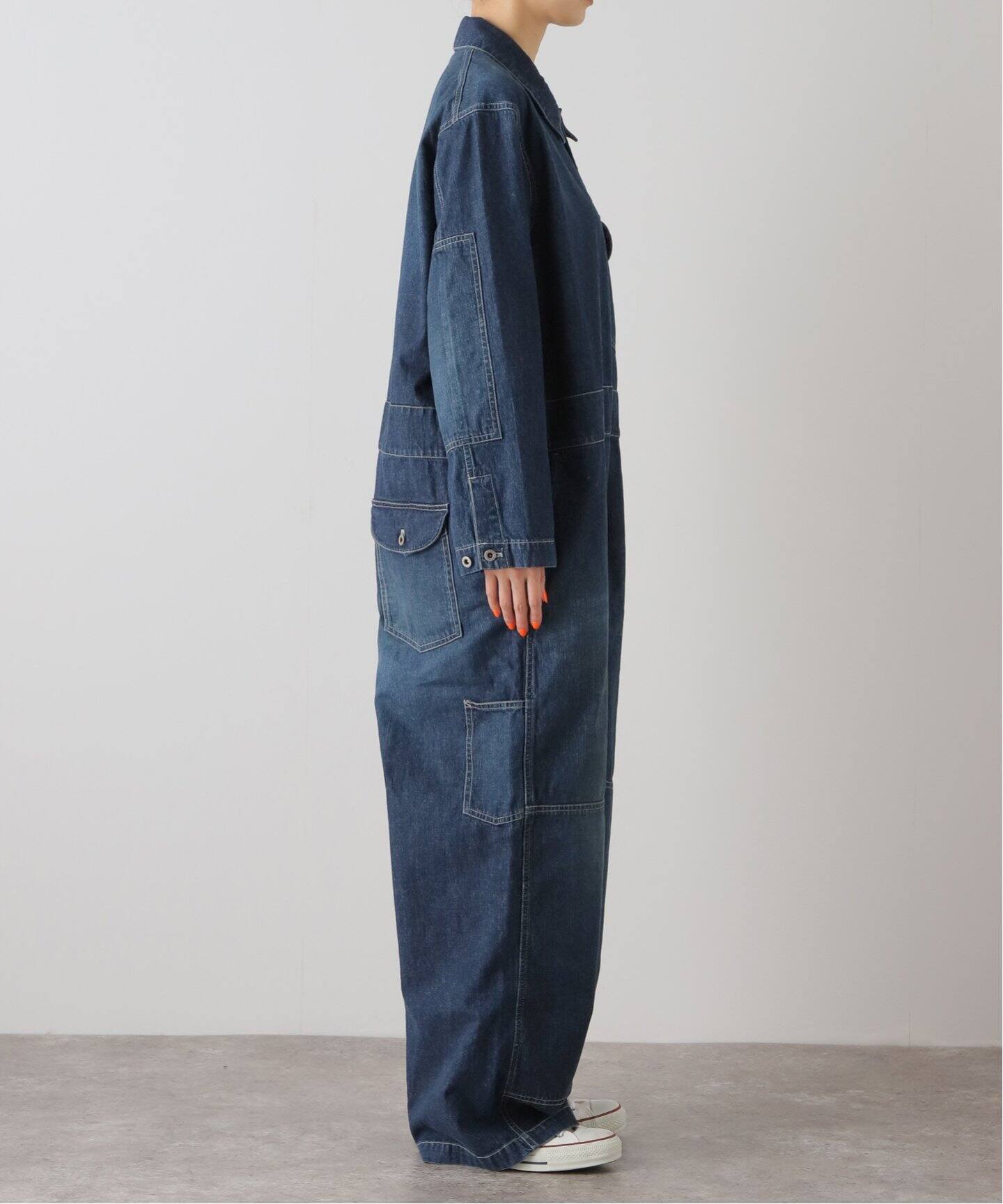 chimala/チマラ】for luxe DENIM ALL IN ONE（つなぎ／オールインワン 