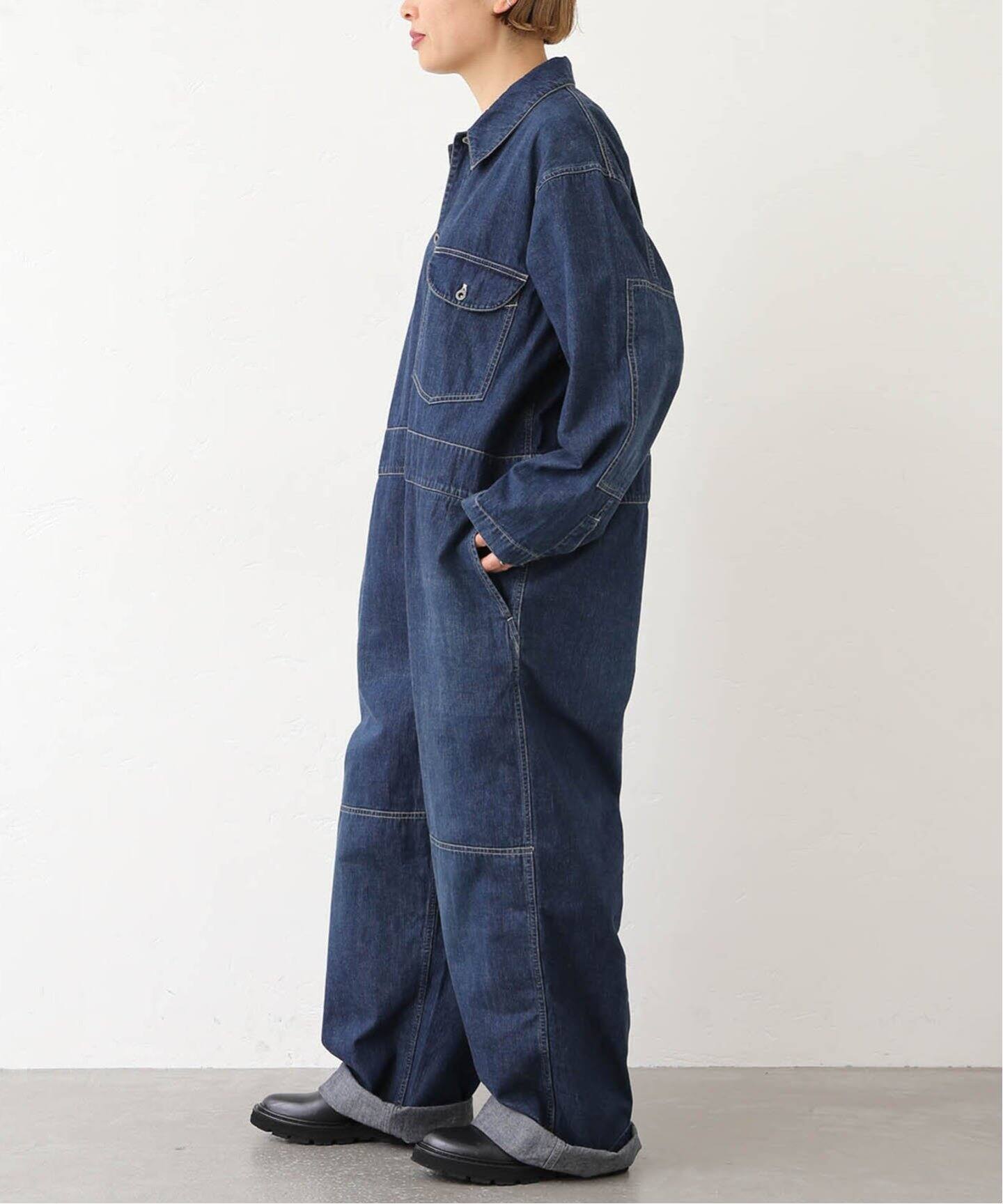 chimala/チマラ】for luxe DENIM ALL IN ONE（つなぎ／オールインワン 