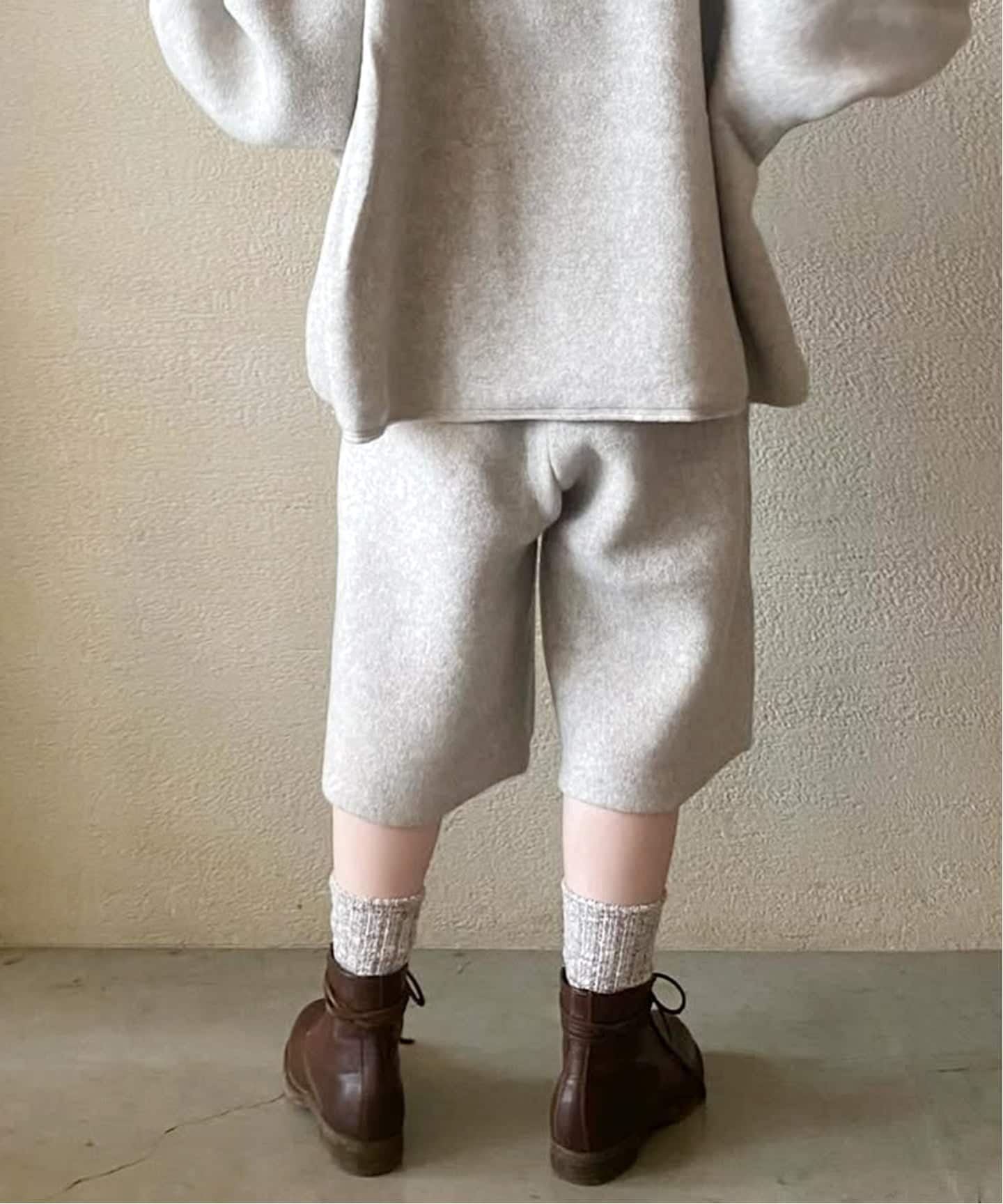 SEEALL】CROPPED BUGGY SWEAT PANTS（ショート・ハーフパンツ