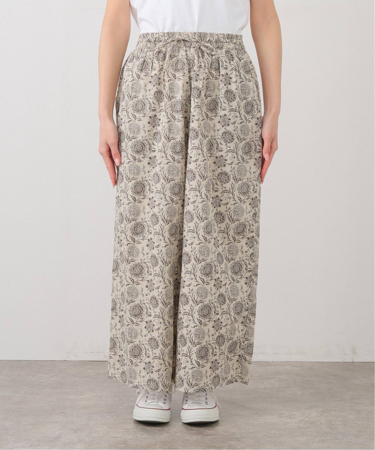 SOIL】 FLOWER PRINT WIDE EASY PANTS（その他パンツ）｜journal