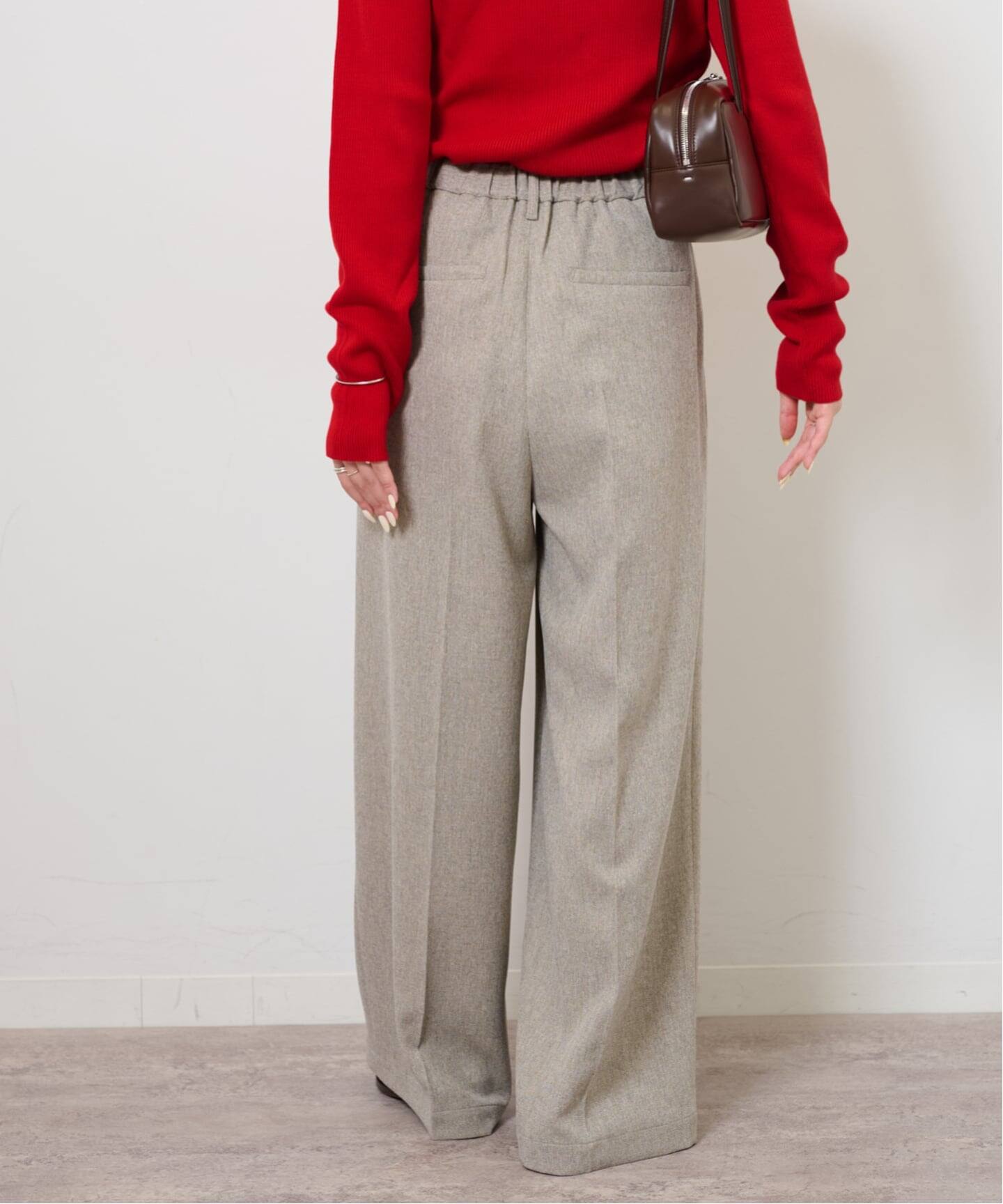 ジャーナルスタンダード レリューム（JOURNAL STANDARD relume）/ツイーディーツイルタックワイドパンツ ツイーディーツイルタックワイドパンツ（スラックス）｜JOURNAL