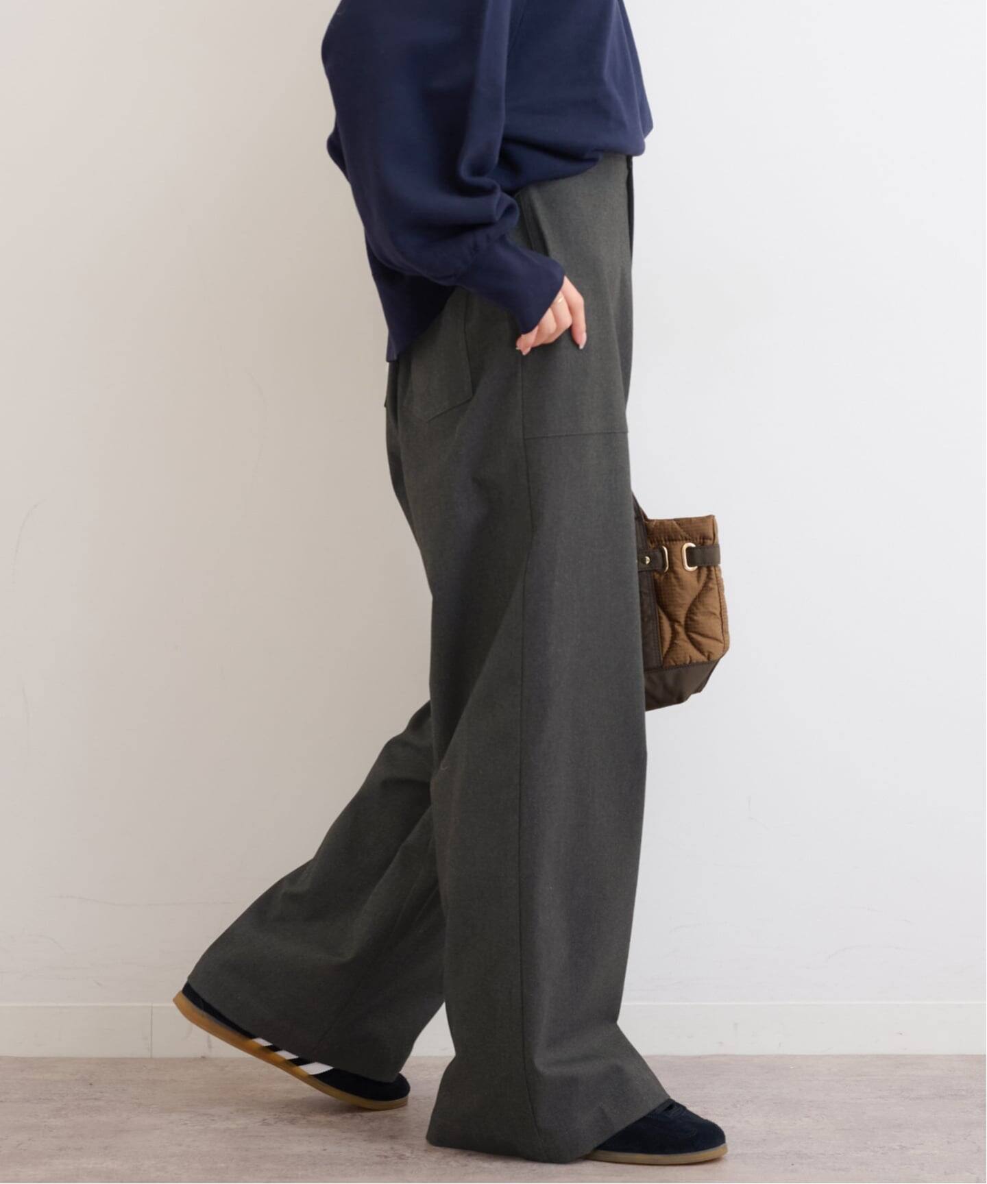 吸湿発熱 / ウォッシャブルソフトサーモベイカーパンツ（スラックス