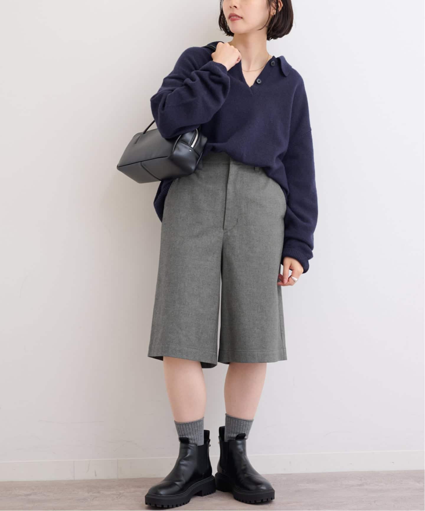 吸湿発熱 / ウォッシャブルソフトサーモハーフパンツ（ショート