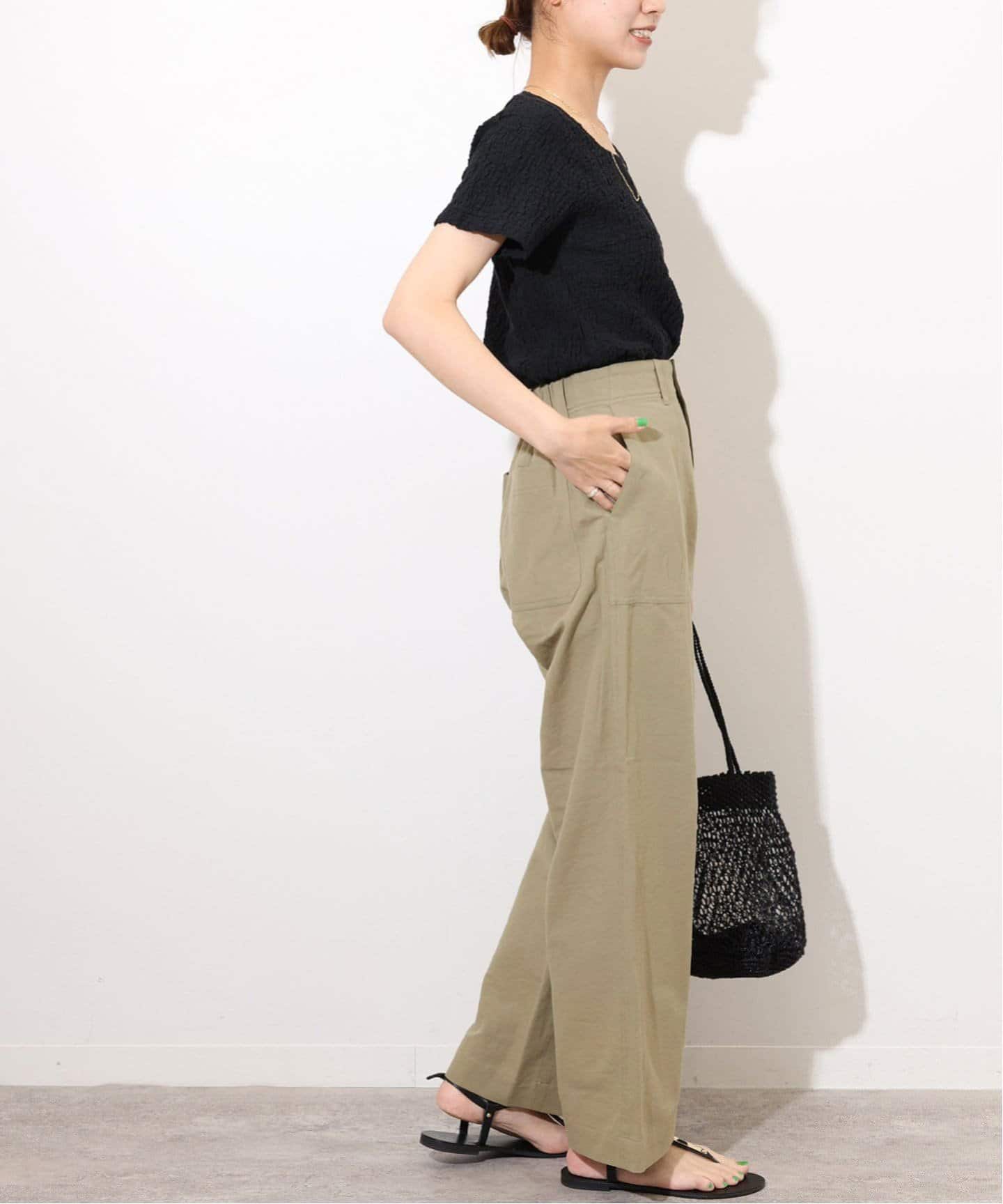 JOURNALSTANDARD relume コットンリネンツイルベイカーパンツ 追加》コットンリネンツイルベイカーパンツ（カーゴパンツ