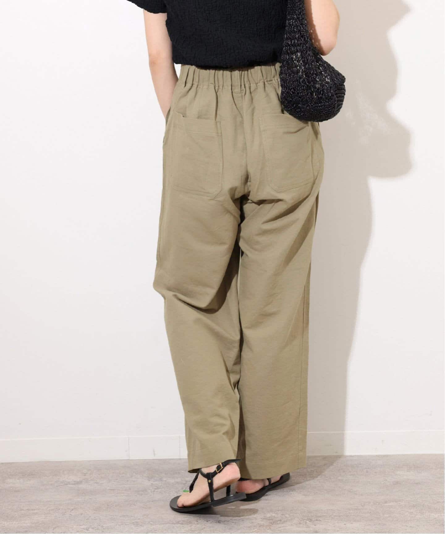 journal standard relumeコットンリネンツイルベイカーパンツ JOURNAL STANDARD relume カーゴパンツ 「追加2」コットンリネン