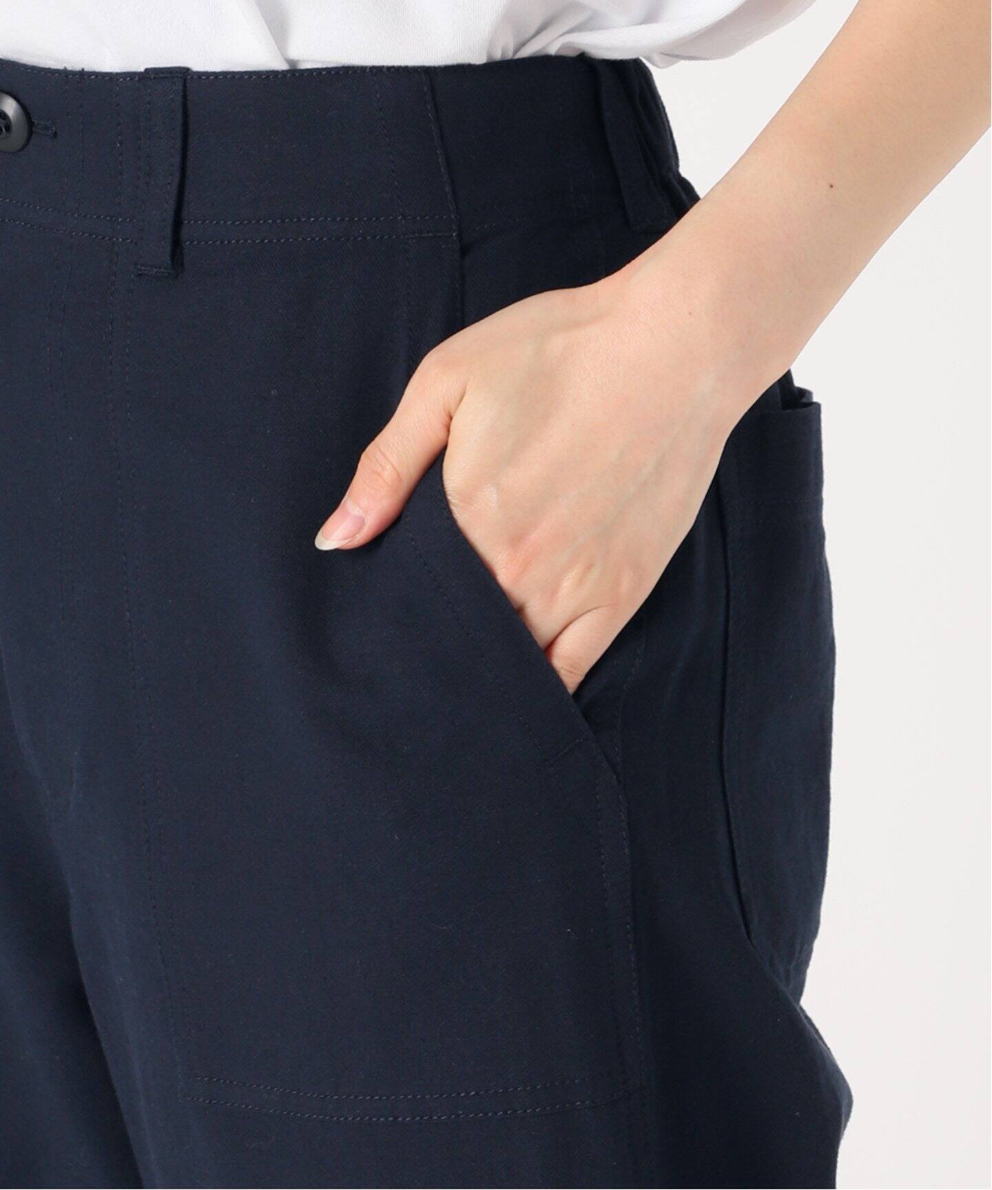 追加》コットンリネンツイルベイカーパンツ（カーゴパンツ）｜JOURNAL
