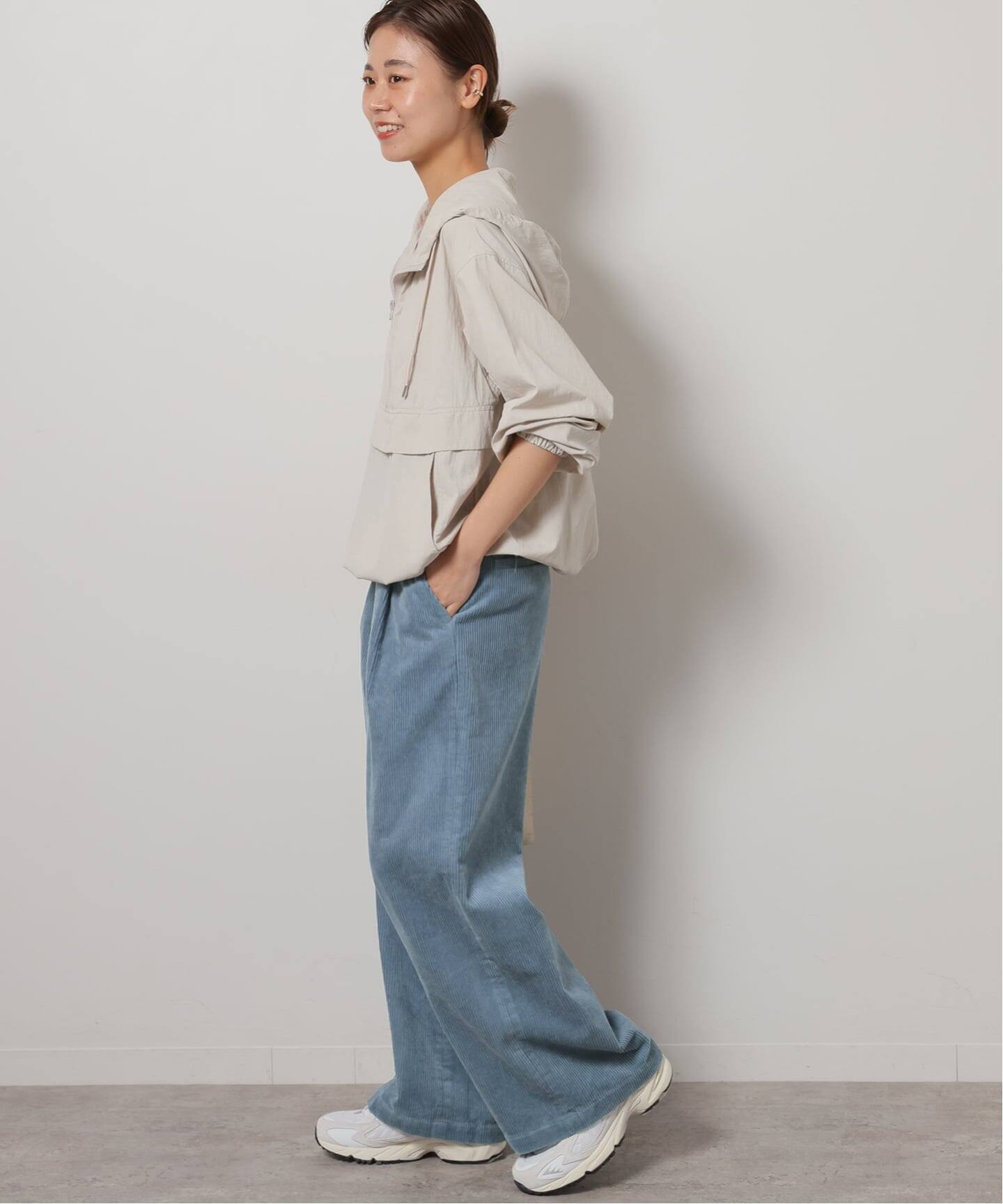 追加 / 新色》ウォッシャブルコーデュロイタックワイドパンツ（その他