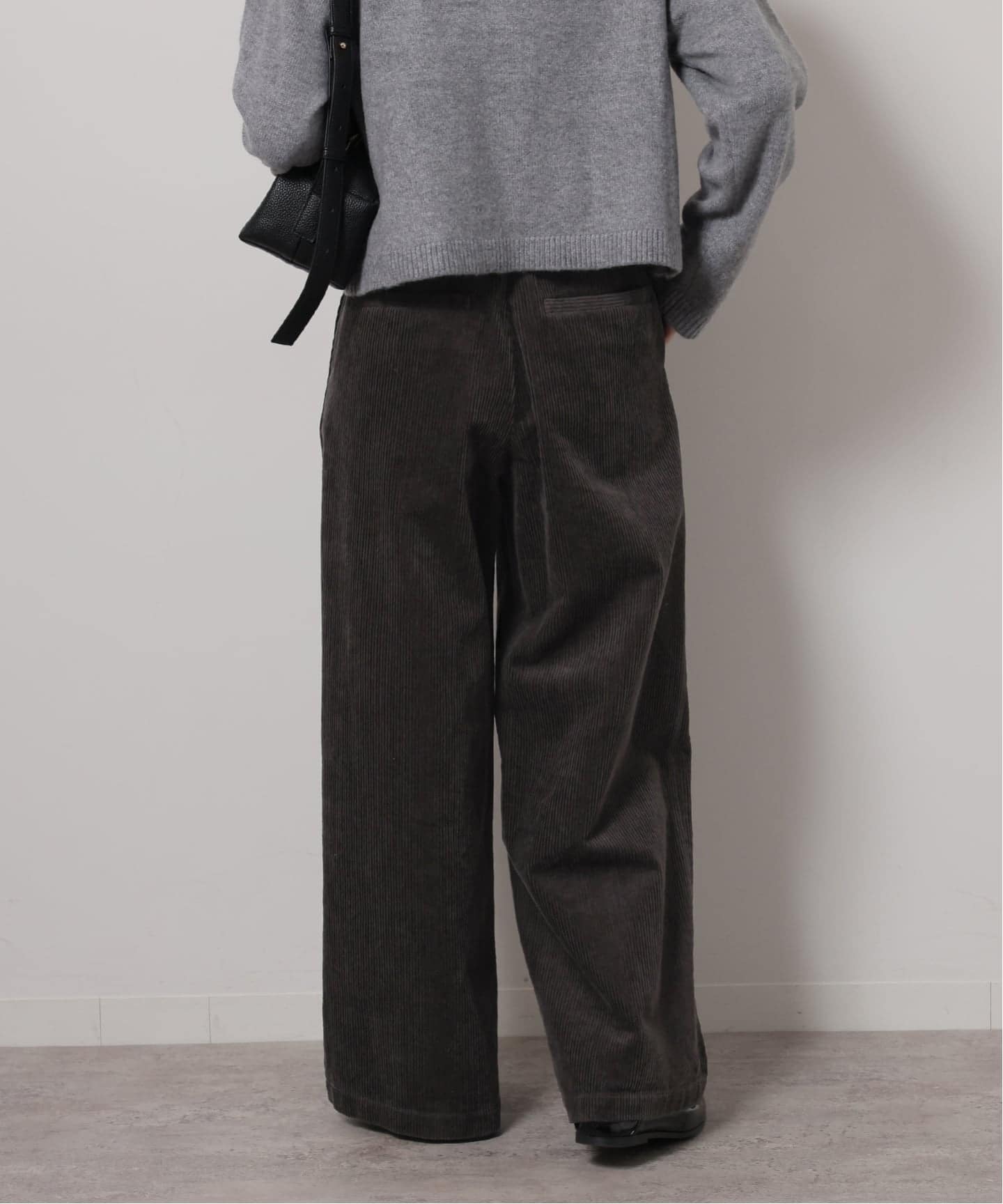 追加2》ウォッシャブルコーデュロイタックワイドパンツ（その他パンツ