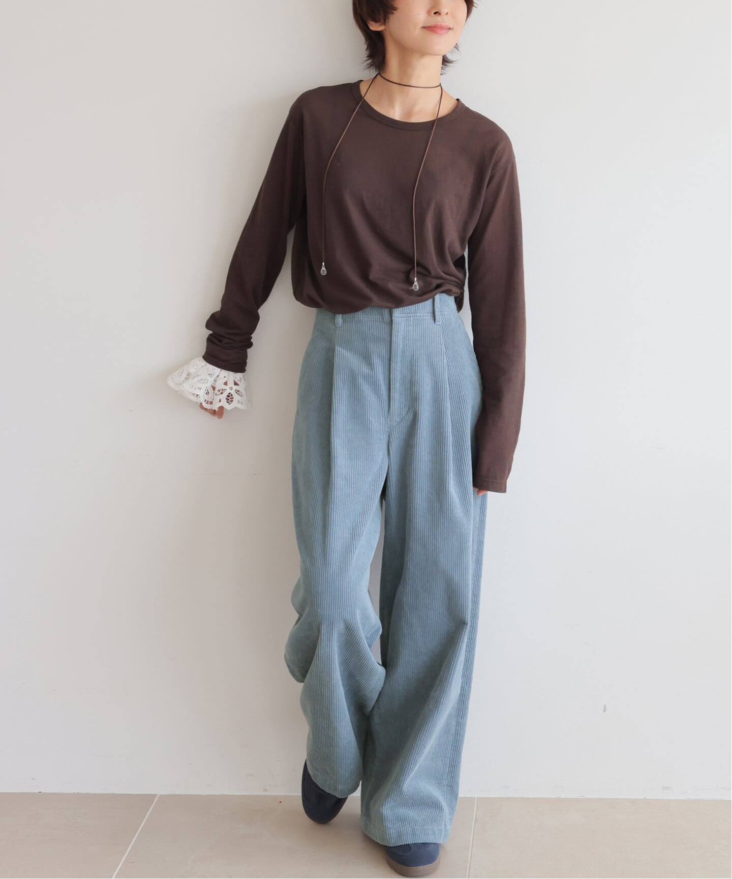 ジャーナルスタンダードレリューム　2タックワイドパンツ エターンドルクロス2タックワイドパンツ（スラックス）｜JOURNAL