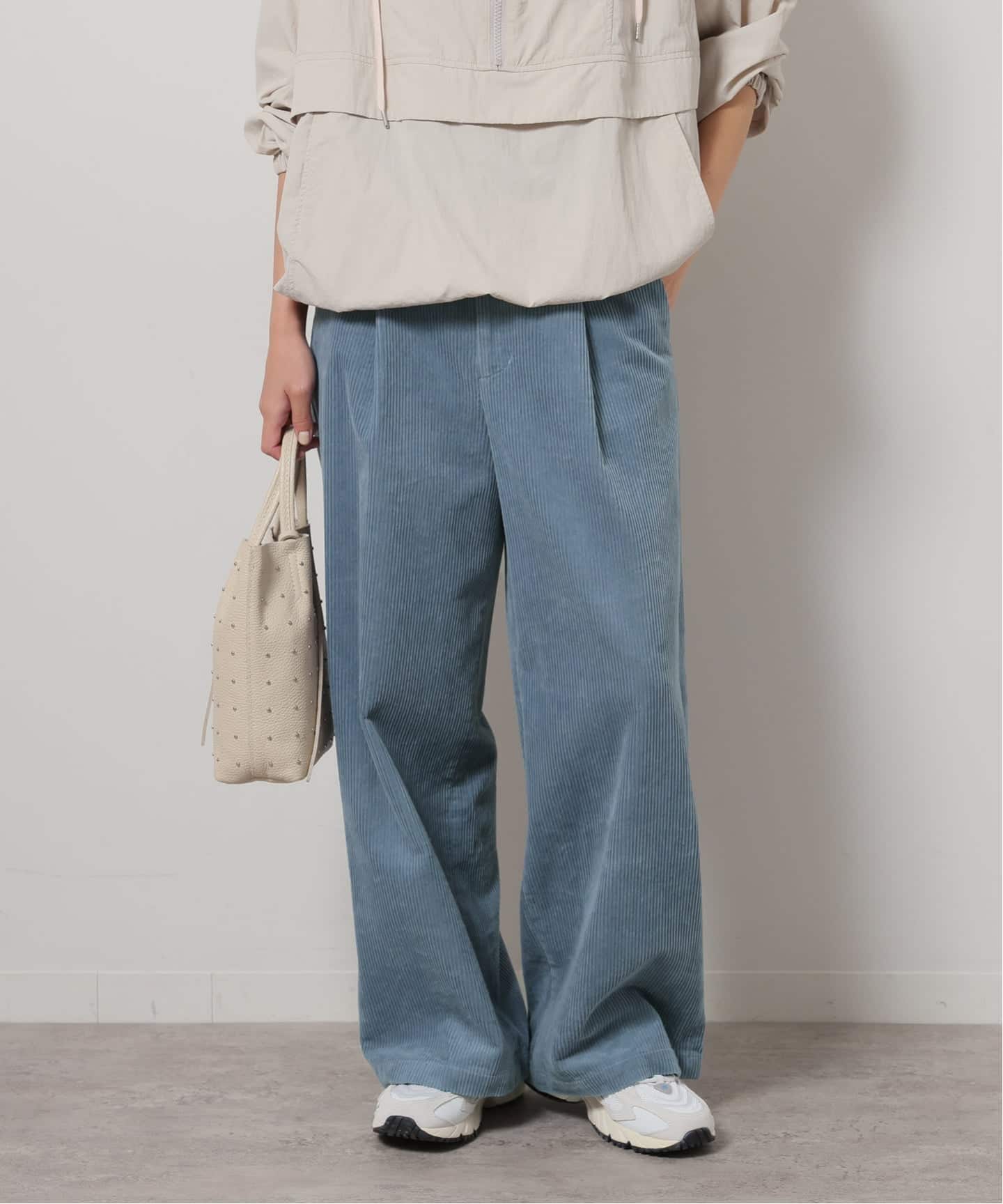 追加2》ウォッシャブルコーデュロイタックワイドパンツ（その他パンツ