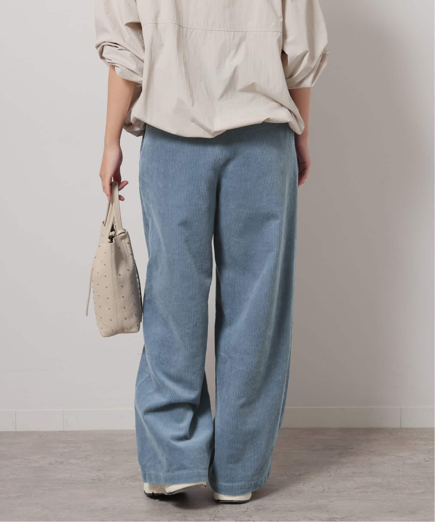 追加2》ウォッシャブルコーデュロイタックワイドパンツ（その他パンツ
