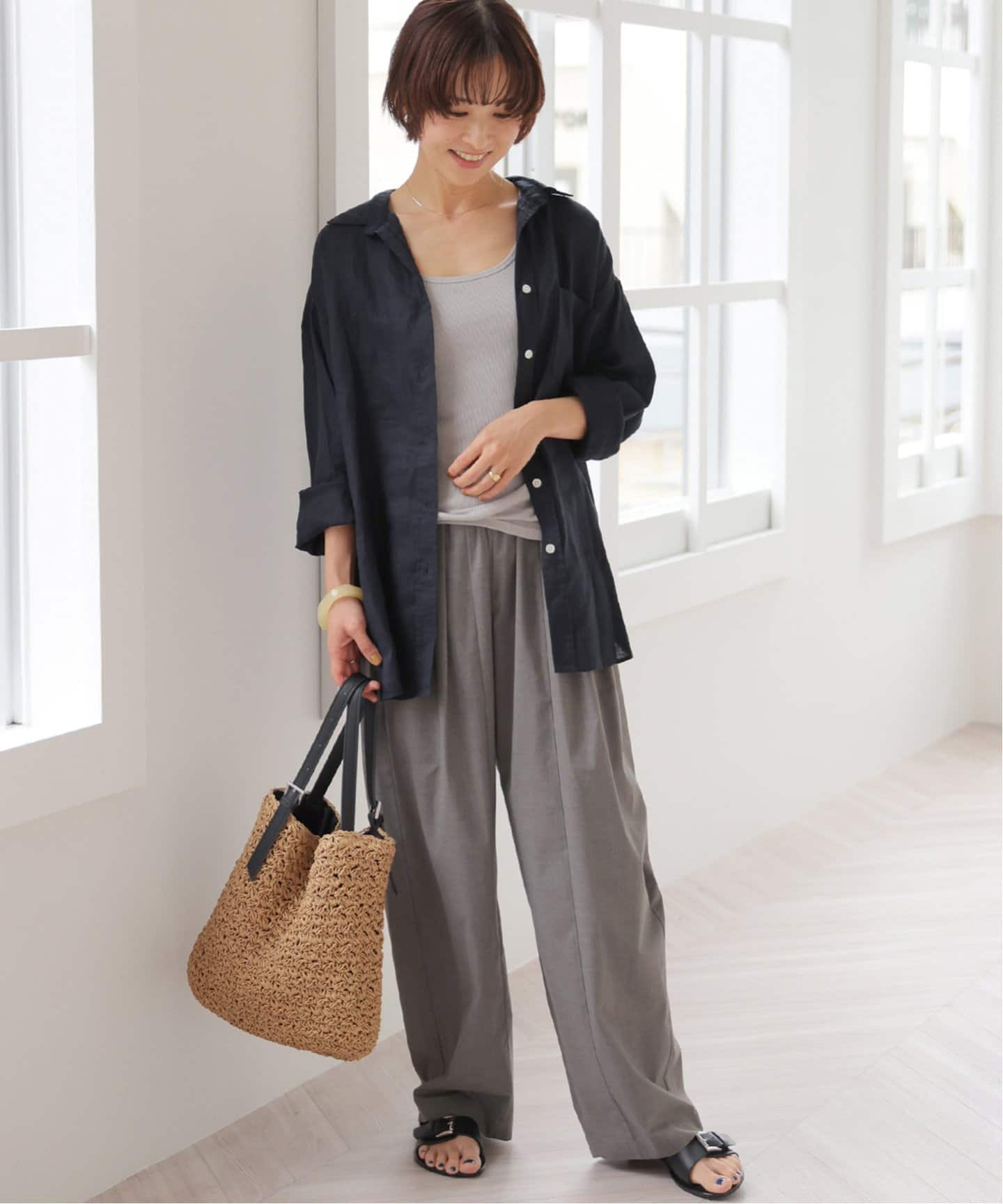 【JOURNAL STANDARD relume】イージーカーブパンツ 追加》コットンツイルイージーカーブパンツ（カーゴパンツ