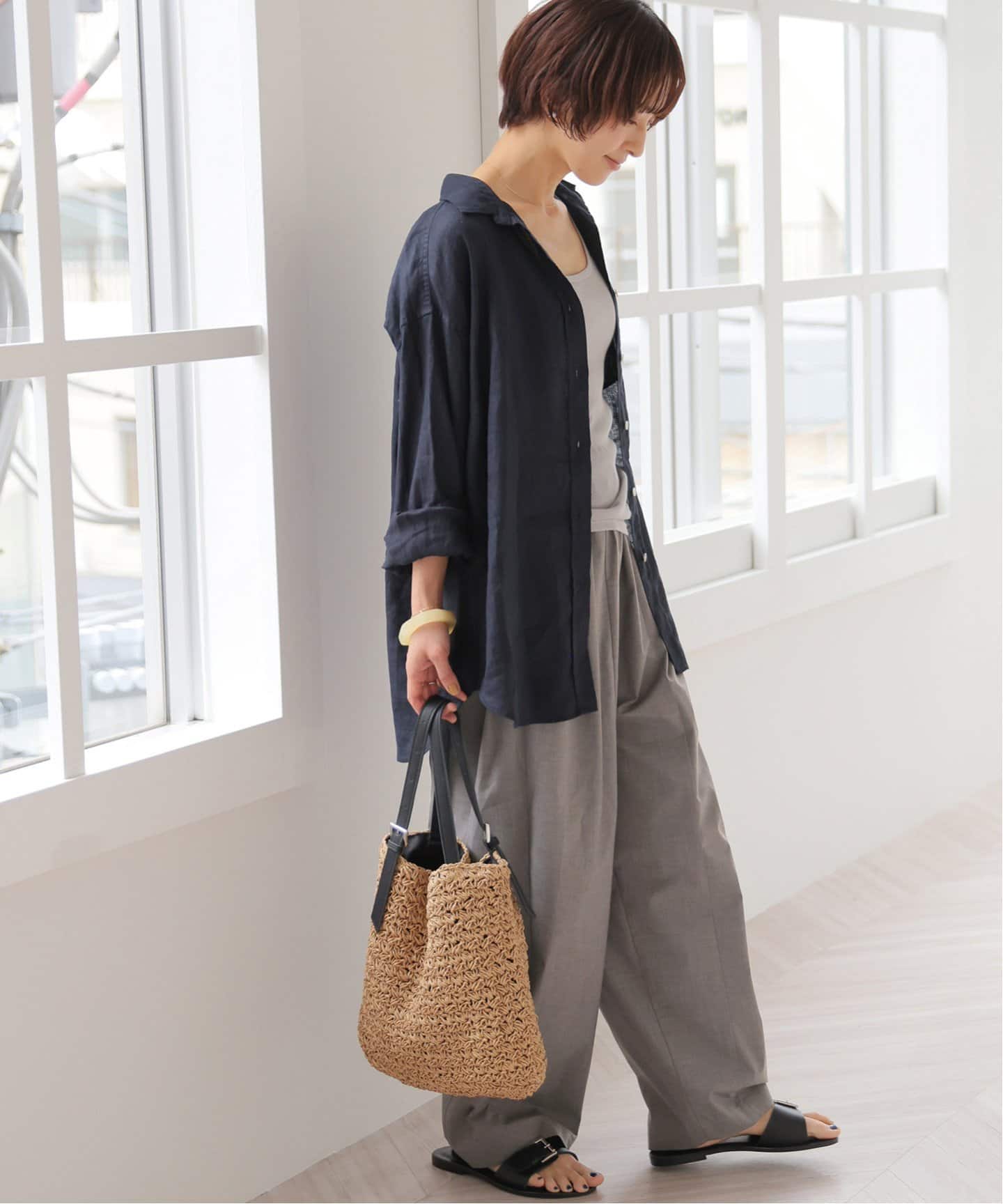 JOURNAL STANDARD relume ノーカラーコートイージーパンツ