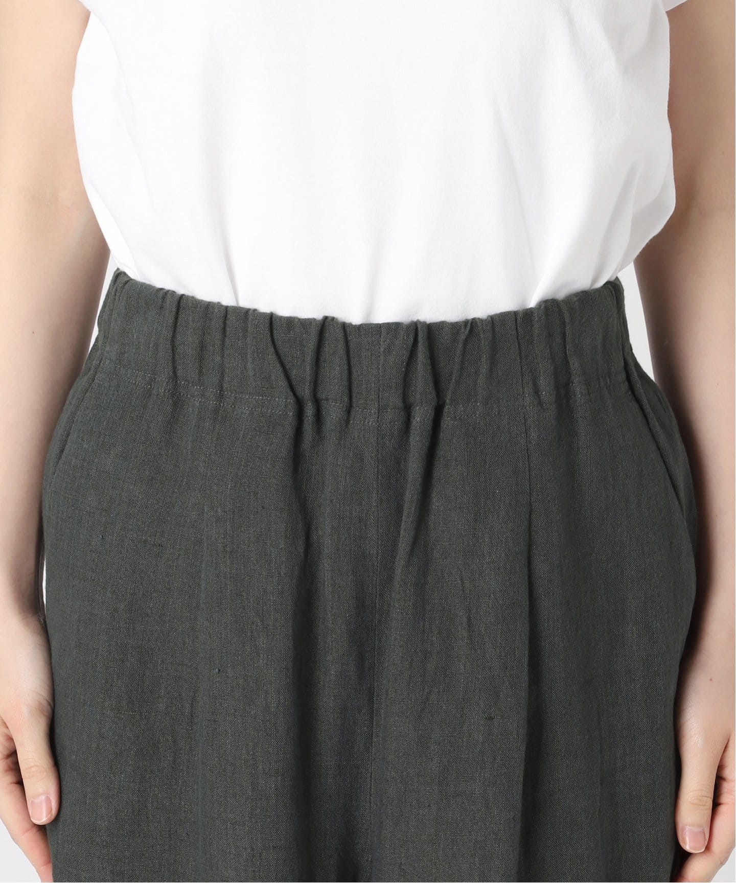 追加》手洗い可 / No.14フレンチリネンワイドイージー（その他パンツ