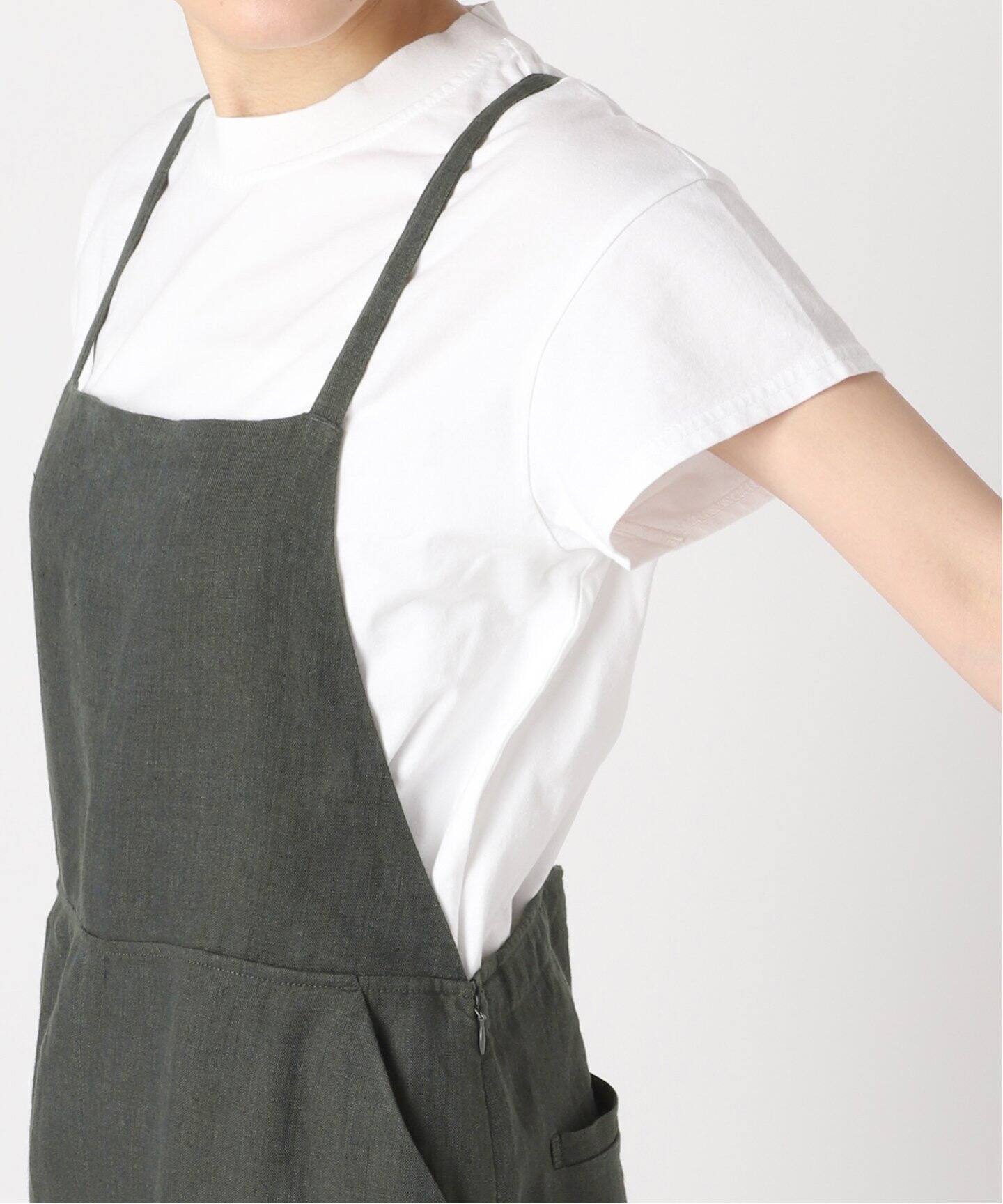 追加》No.14フレンチリネンサロペット（サロペット／オーバーオール  