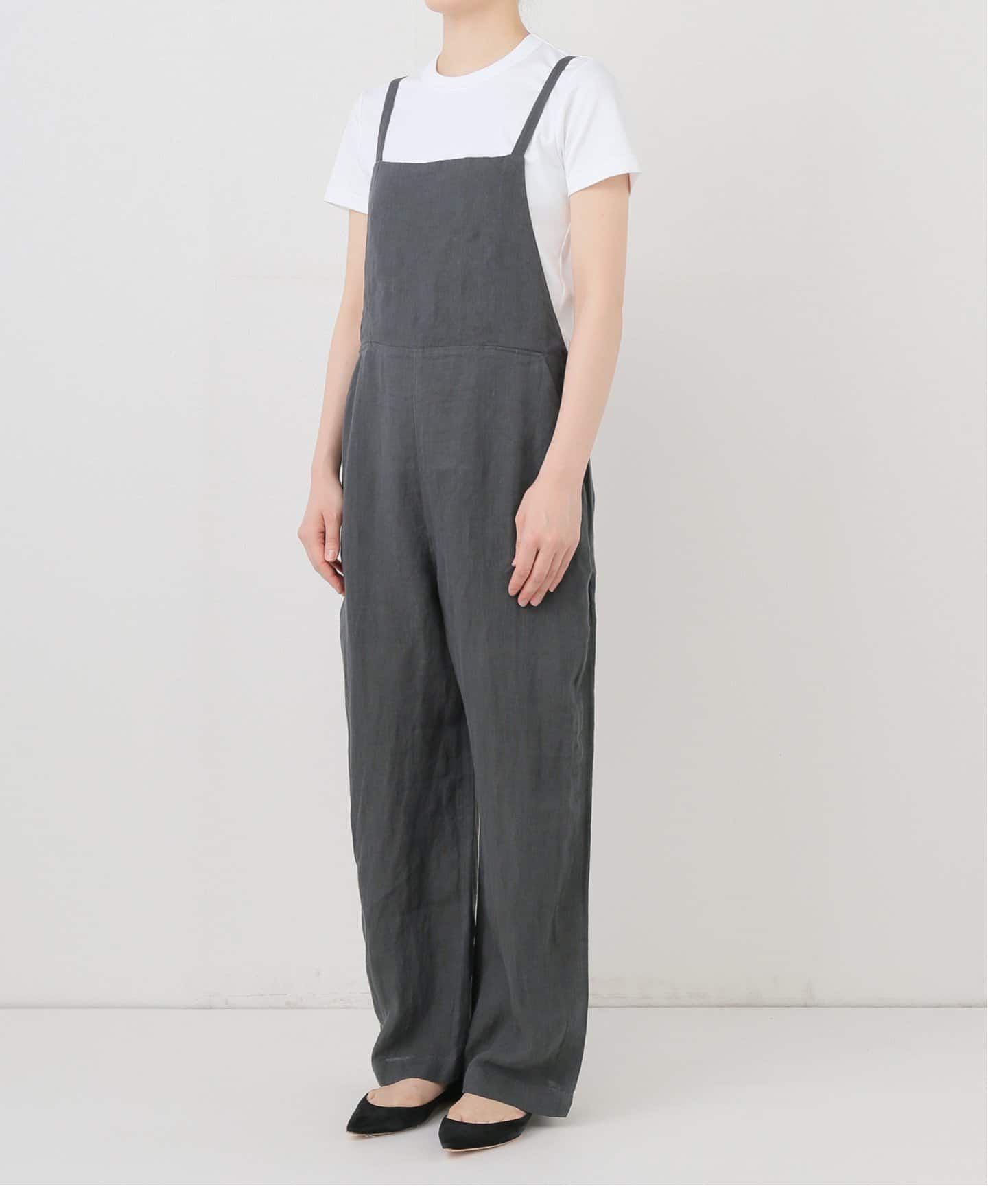 追加》手洗い可 / No.14フレンチリネンサロペット（サロペット