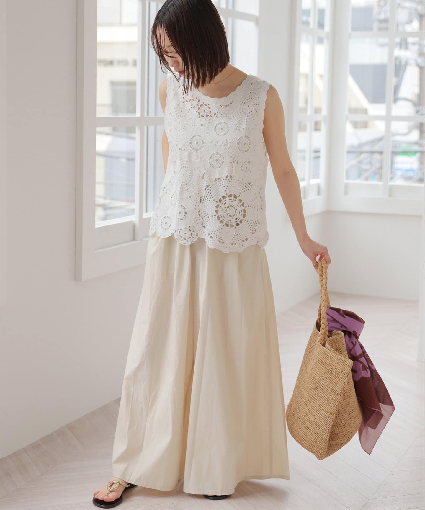 ジャーナルスタンダード ギャザーボリュームカラーパンツ MULTI