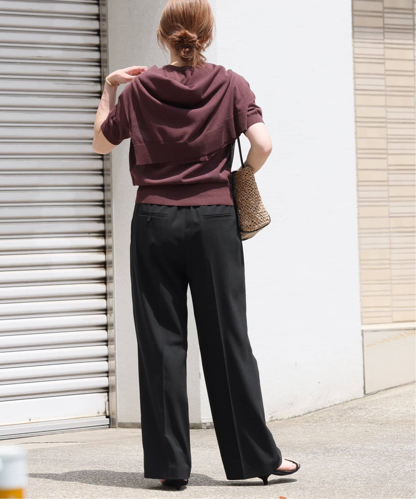 OXストレッチギャザータックパンツ（その他パンツ）｜JOURNAL