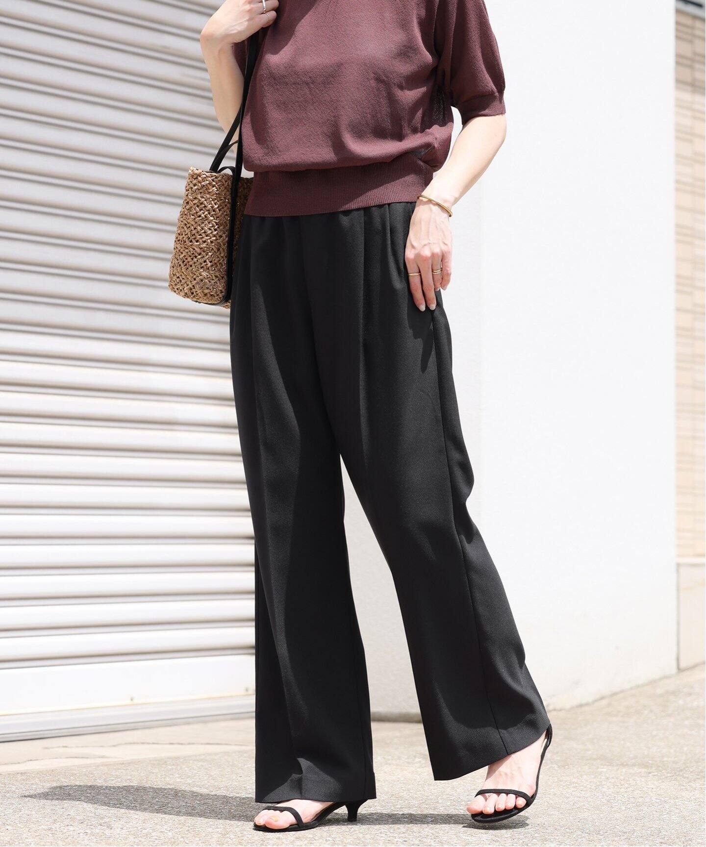 OXストレッチギャザータックパンツ（その他パンツ）｜JOURNAL STANDARD