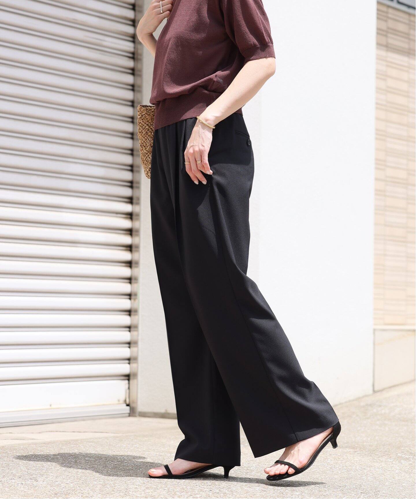 OXストレッチギャザータックパンツ（その他パンツ）｜JOURNAL