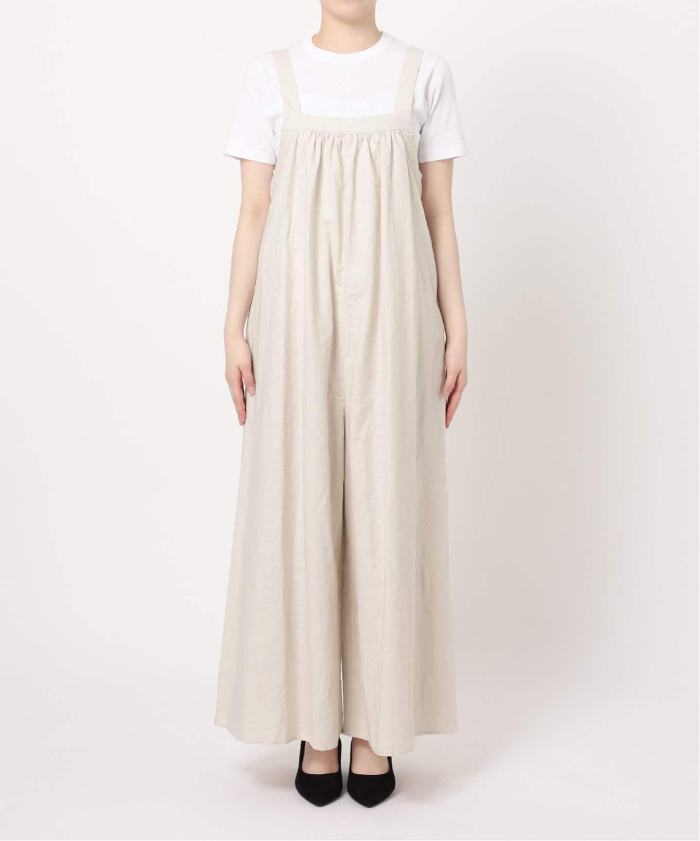 追加》手洗い可 / ギャザーサロペット（サロペット／オーバーオール