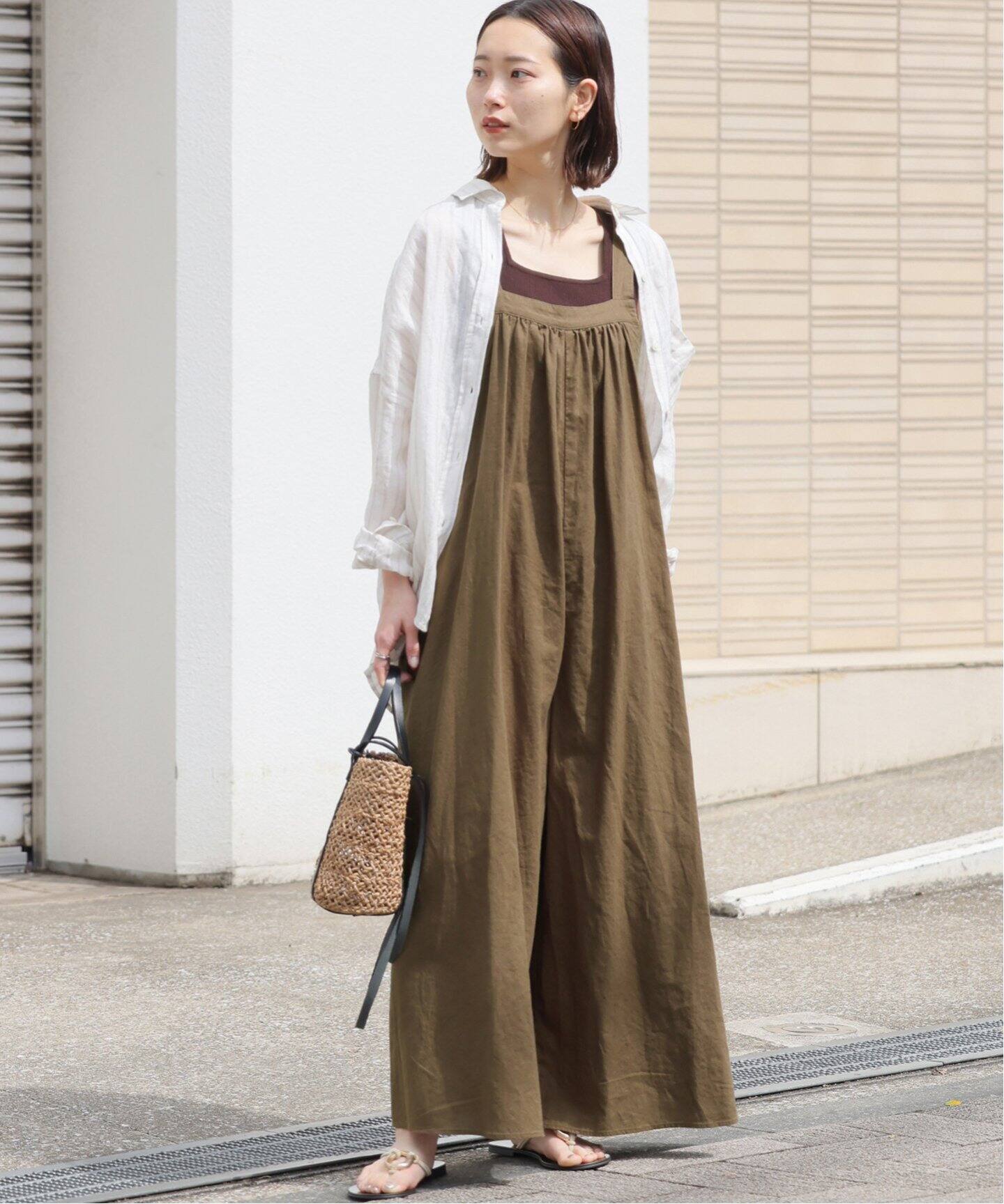 JOURNAL STANDARD ギャザーサロペット JOURNAL STANDARD ギャザーサロペット