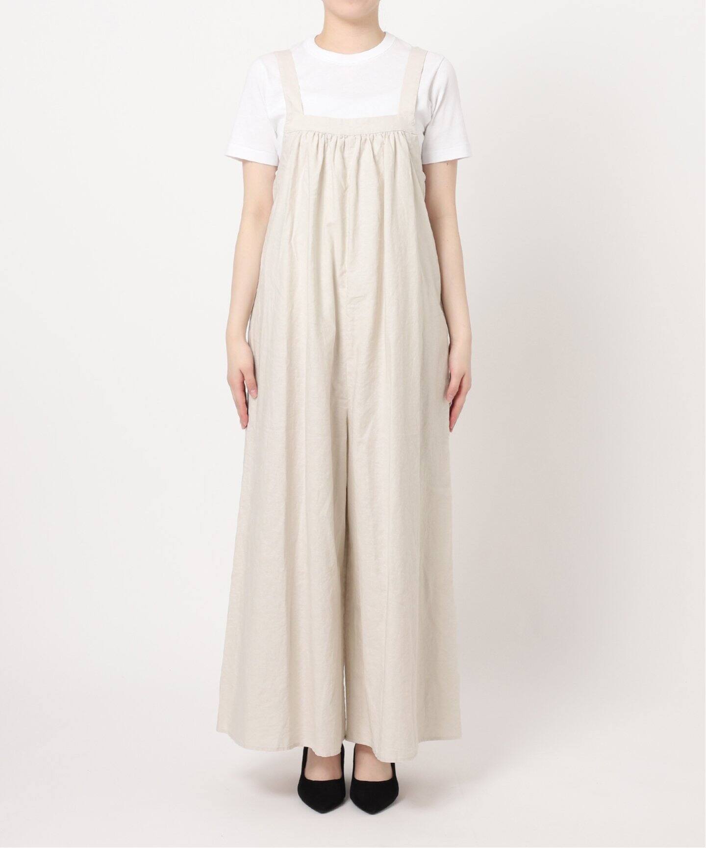 追加3》手洗い可 / ギャザーサロペット（サロペット