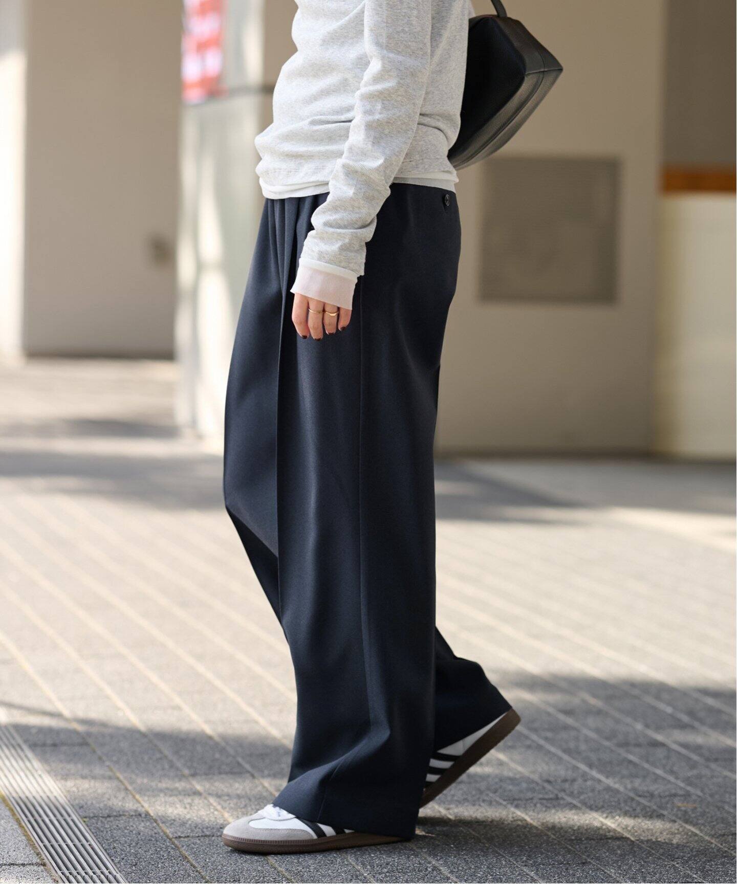 新品 JOURNAL STANDARD relume スムースフレアタックパンツ 追加7》マットウースフレアタックパンツ（スラックス）｜JOURNAL