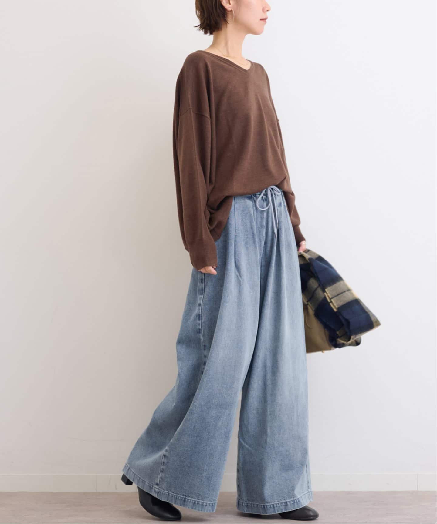 ジャーナルスタンダード　デニムワイドパンツ JOURNAL STANDARD（ジャーナルスタンダード）の「デニムワイド