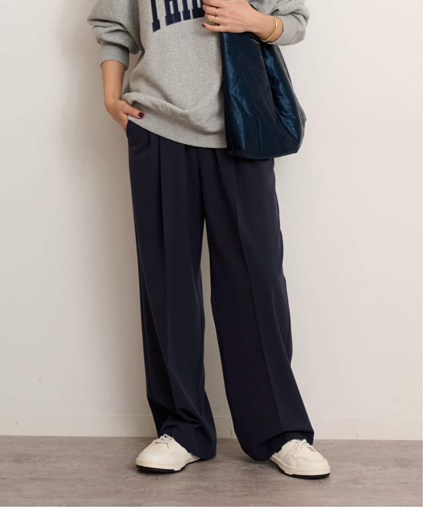 新品 JOURNAL STANDARD relume スムースフレアタックパンツ 追加予約/一部WEB限定》［25AW新作/新色］スムースフレアタック