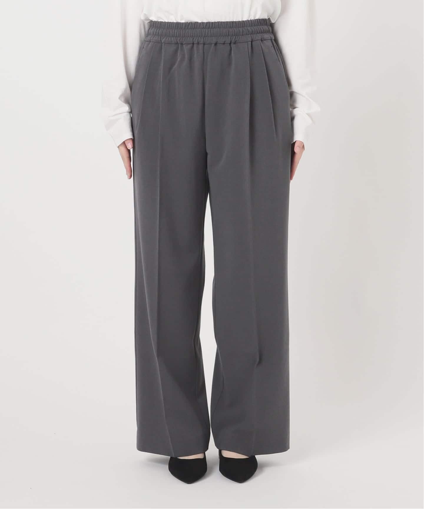 新品 JOURNAL STANDARD relume スムースフレアタックパンツ 追加予約/一部WEB限定》［25AW新作/新色］スムースフレアタック