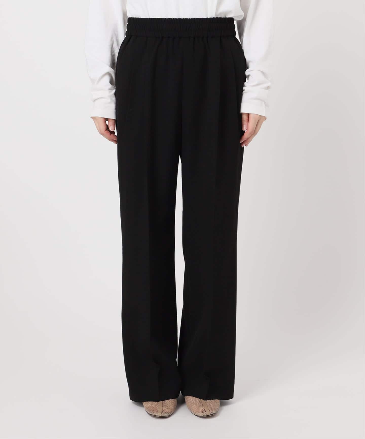 追加/一部WEB限定/新色》スムースフレアタックパンツ