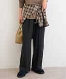 《追加/一部WEB限定/新色》スムースフレアタックパンツ