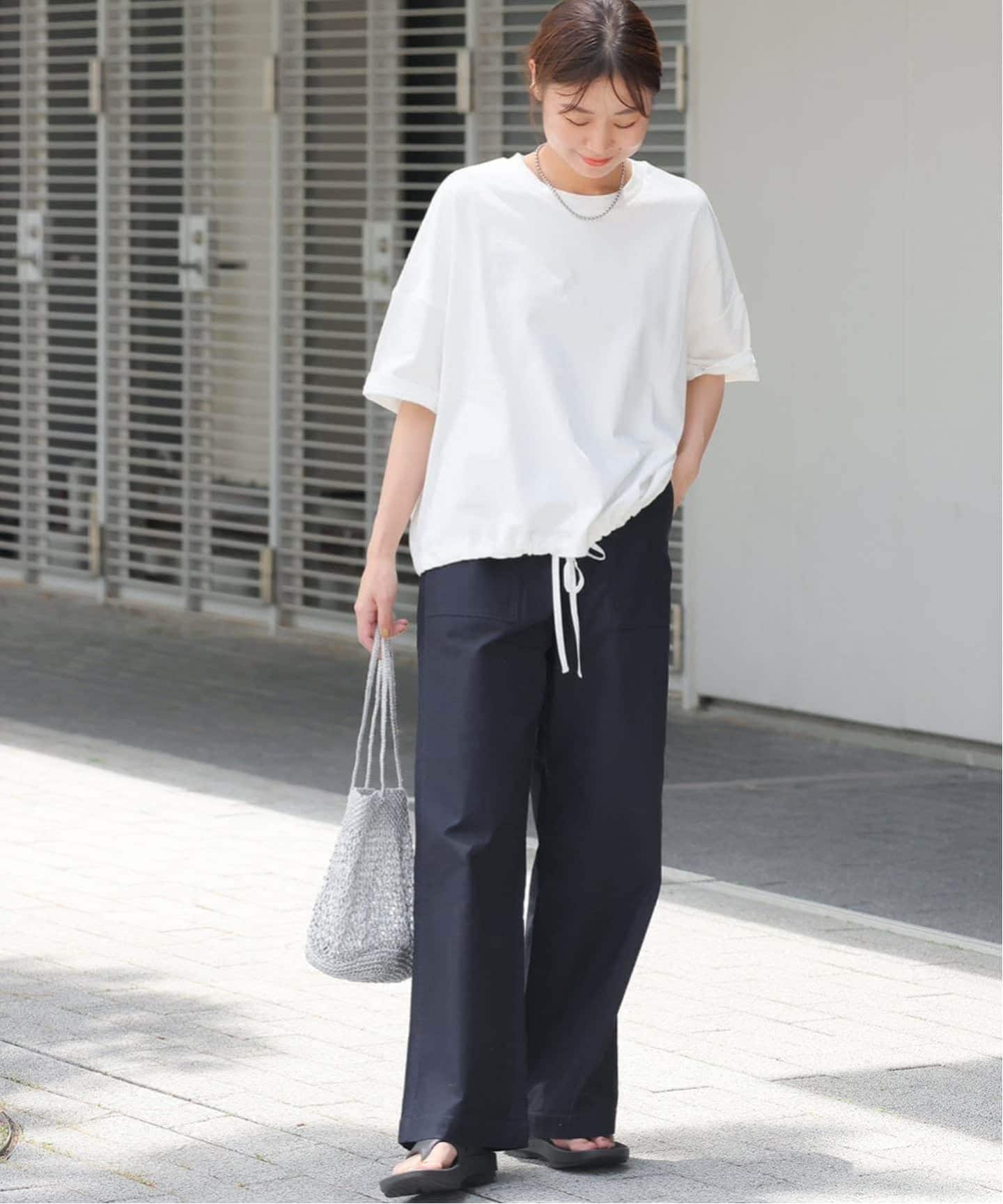 美品JOURNALSTANDARDrelumeワイドベイカーパンツネイビー38 ジャーナルスタンダード レリューム JOURNAL STANDARD relume