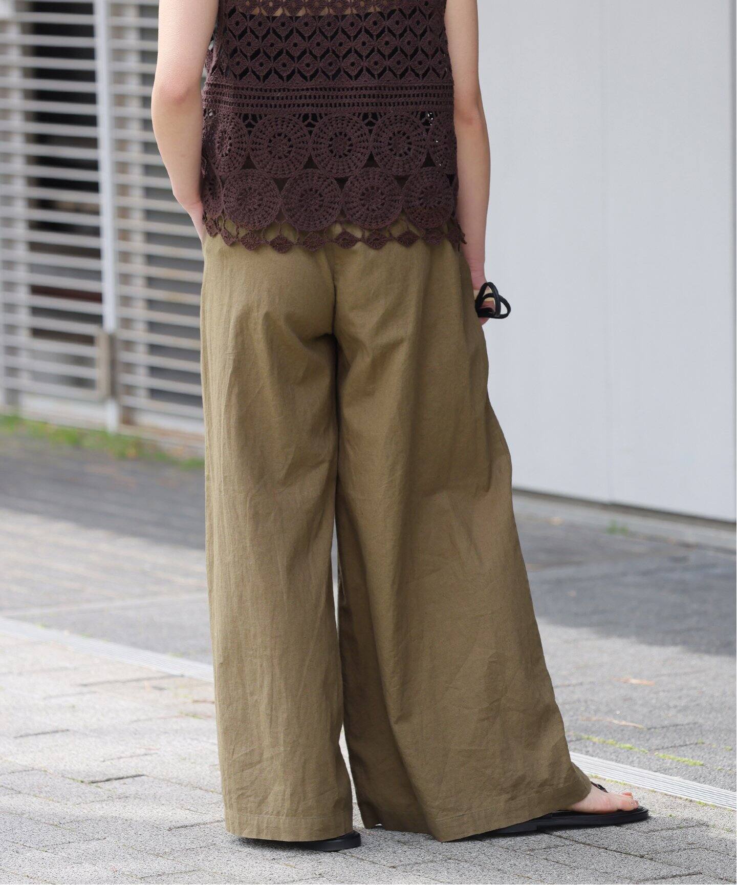 ジャーナルスタンダード　ギャザーボリュームカラーパンツ ギャザーボリュームカラーパンツ（その他パンツ）｜JOURNAL