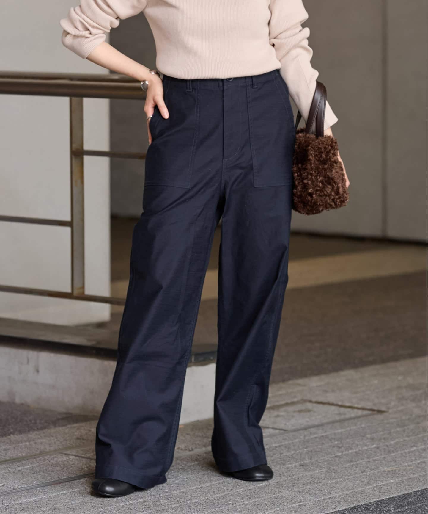 JOURNAL STANDARD relume ワイドベイカーパンツ ネイビー 追加14》ワイドベイカーパンツ（カーゴパンツ）｜JOURNAL