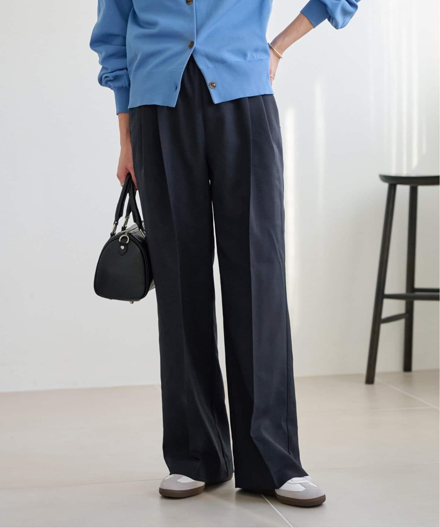 【超美品】JOURNAL STANDARD relume マットタックパンツ JOURNAL STANDARD relume スラックス パンツ 「追加2」マット