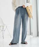 《WEB限定》C/Rデニムワイドイージー