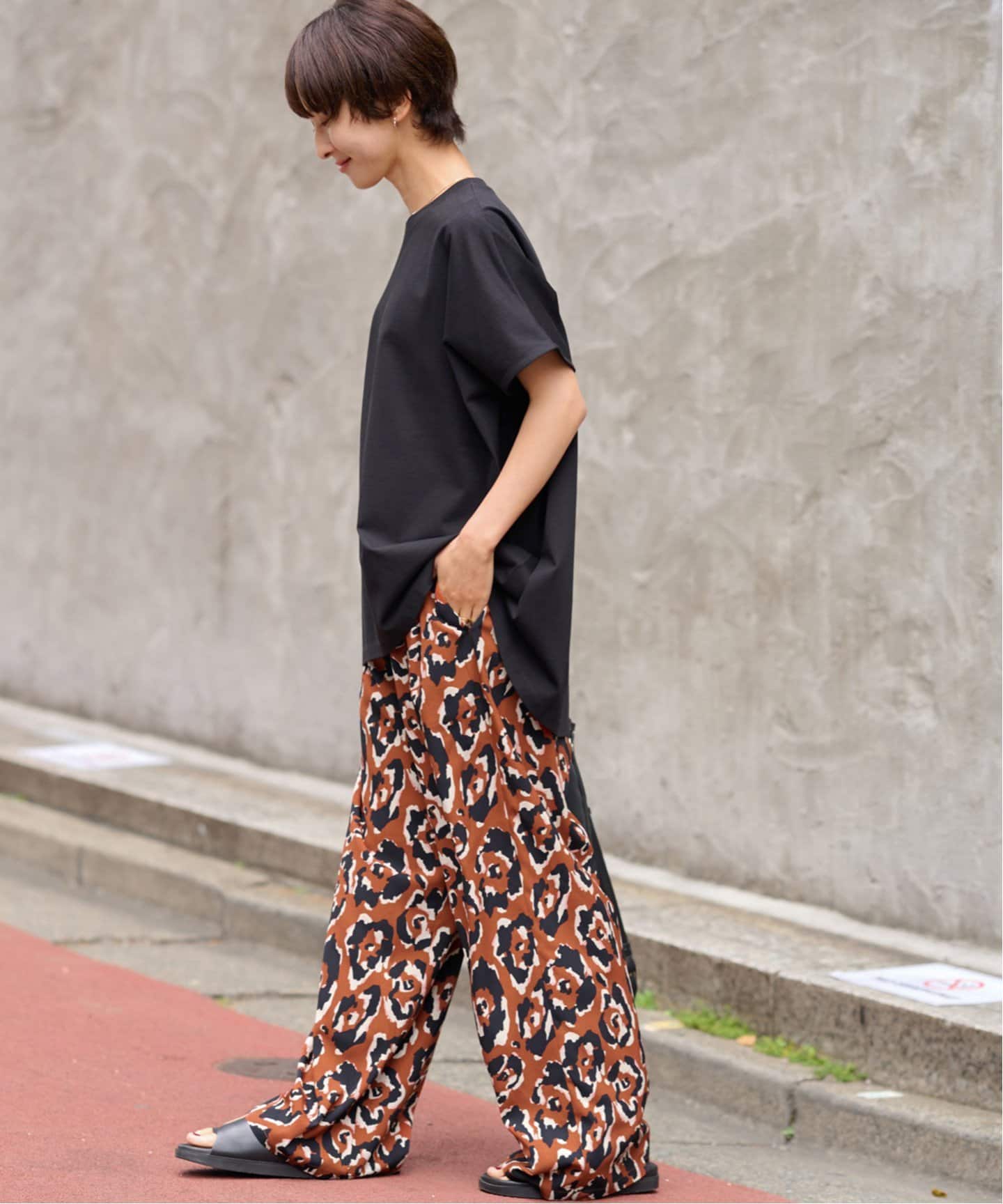 大人女性の 予約》レオパードプリントパンツ（その他パンツ）｜JOURNAL パンツ