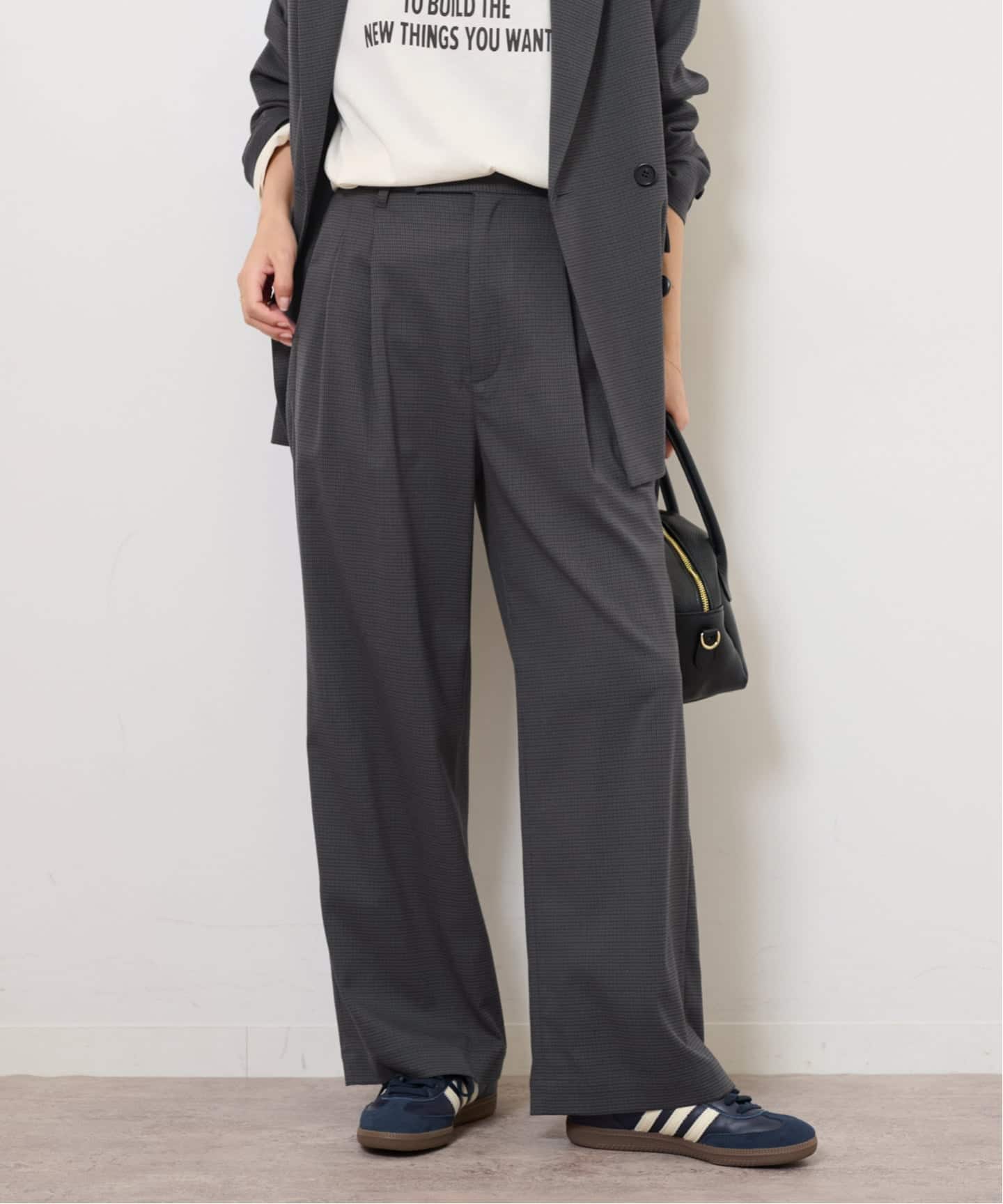 JOURNAL STANDARD relume ジャーナル チェックパンツ M 予約》チェックセミワイドパンツ（スラックス）｜JOURNAL