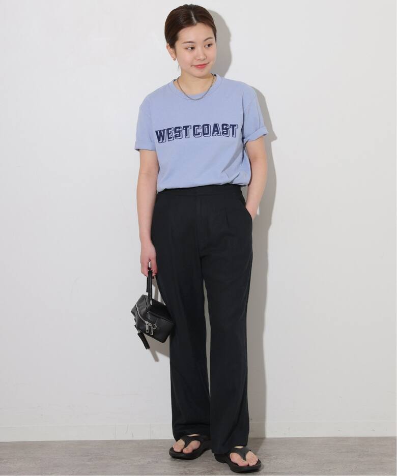 追加》リネンレーヨンタックストレートパンツ（スラックス）｜JOURNAL 