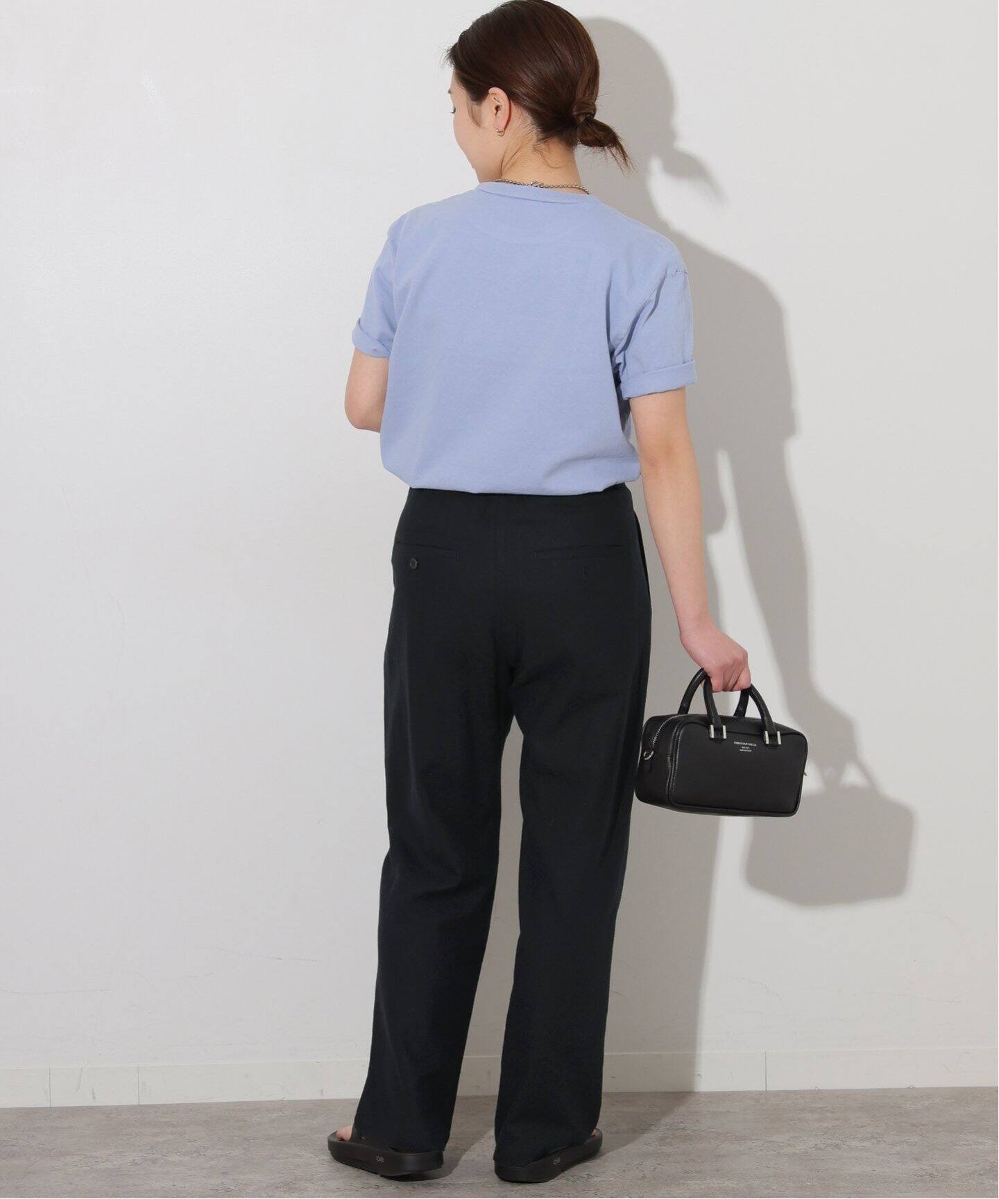 JOURNALSTANDARDrelume リネンレーヨンタックストレートパンツ 追加》リネンレーヨンタックストレートパンツ（スラックス
