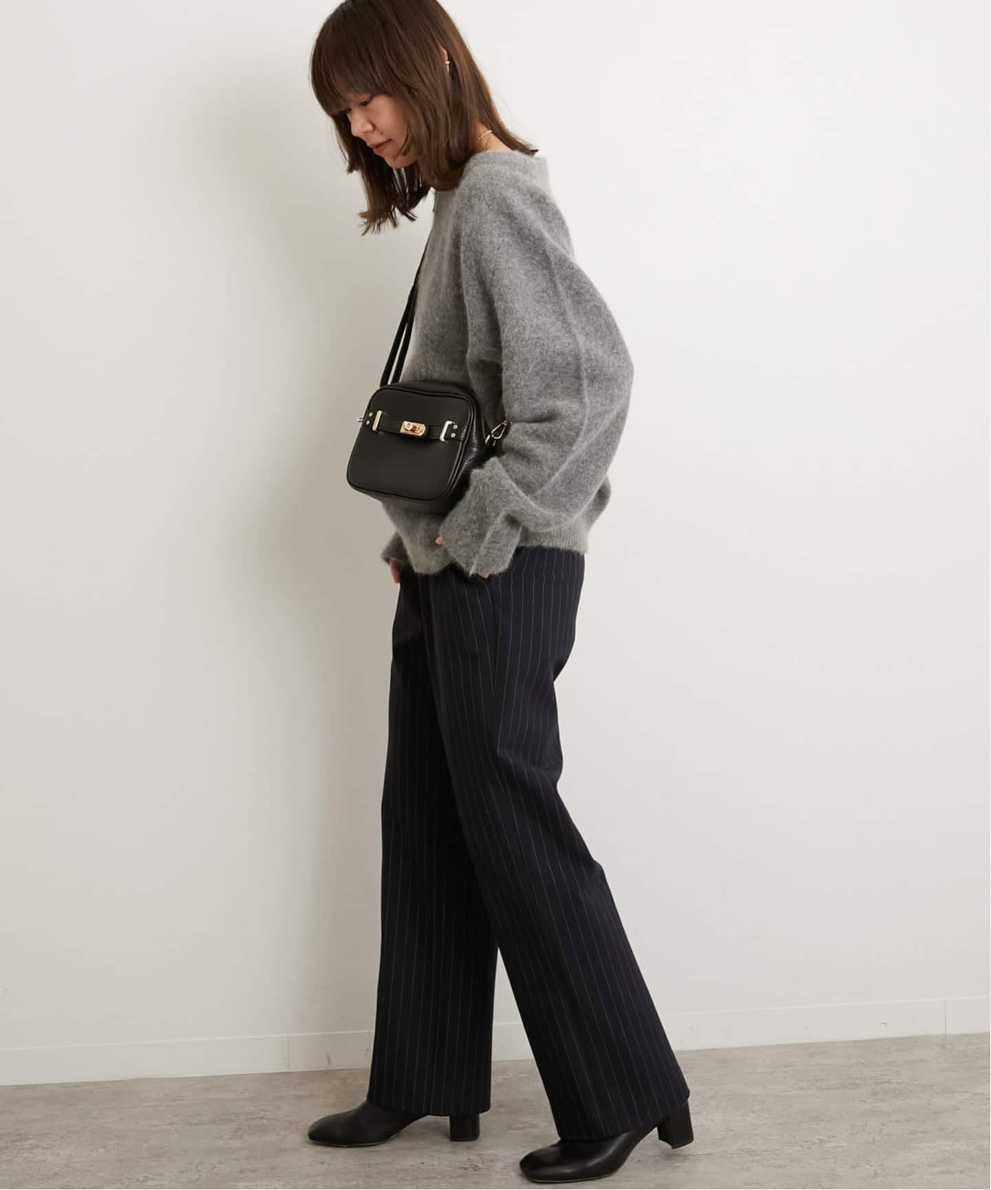 【relume】サーモサキソニー裏起毛パンツ Sサイズ ネイビー ブルー 青 JOURNAL STANDARD relume（ジャーナルスタンダード レリューム
