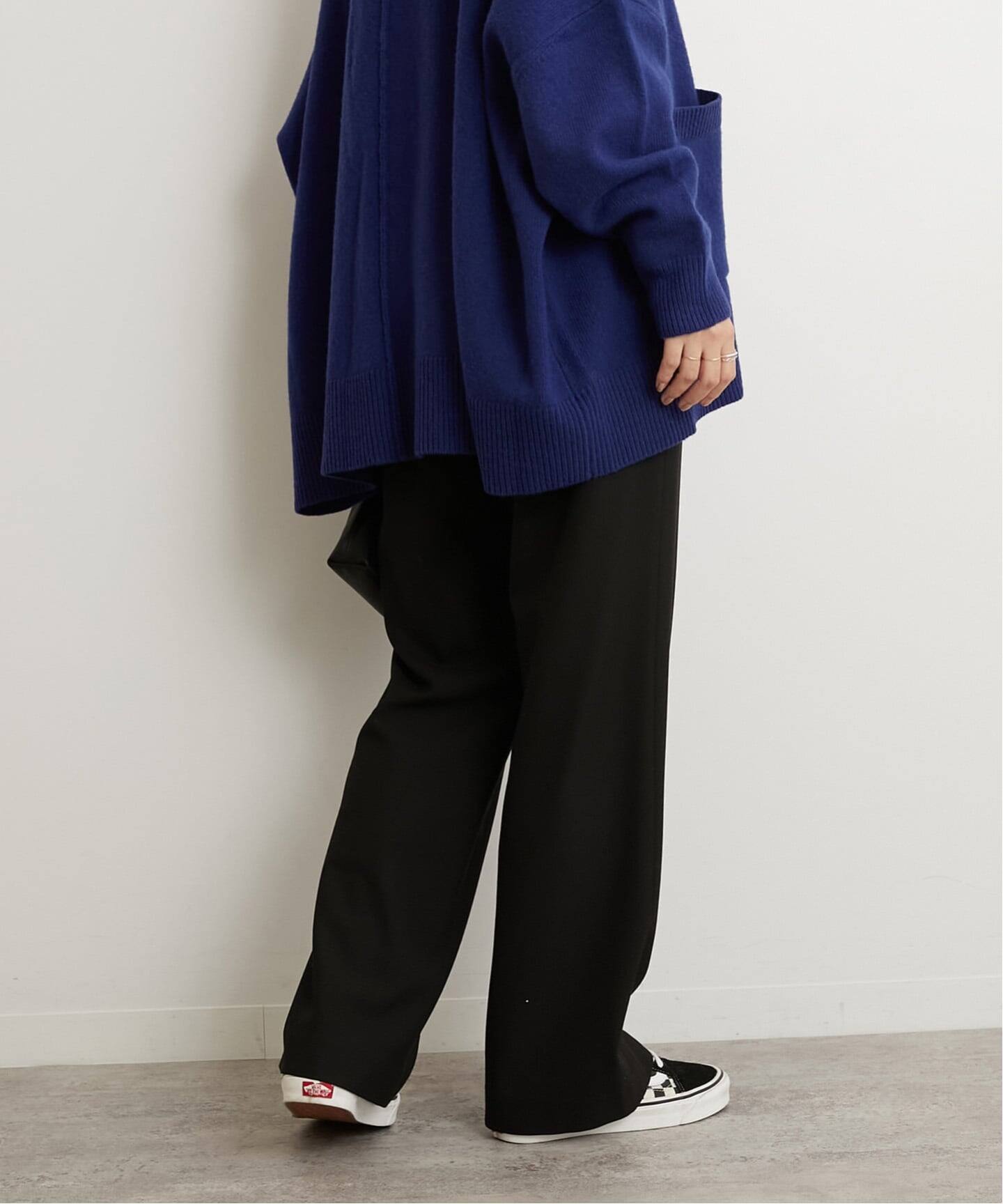ジャーナルスタンダードレリューム　サーモサキソニー裏起毛パンツ　ブラック36 一部WEB限定追加3》サーモサキソニー裏起毛パンツ（スラックス