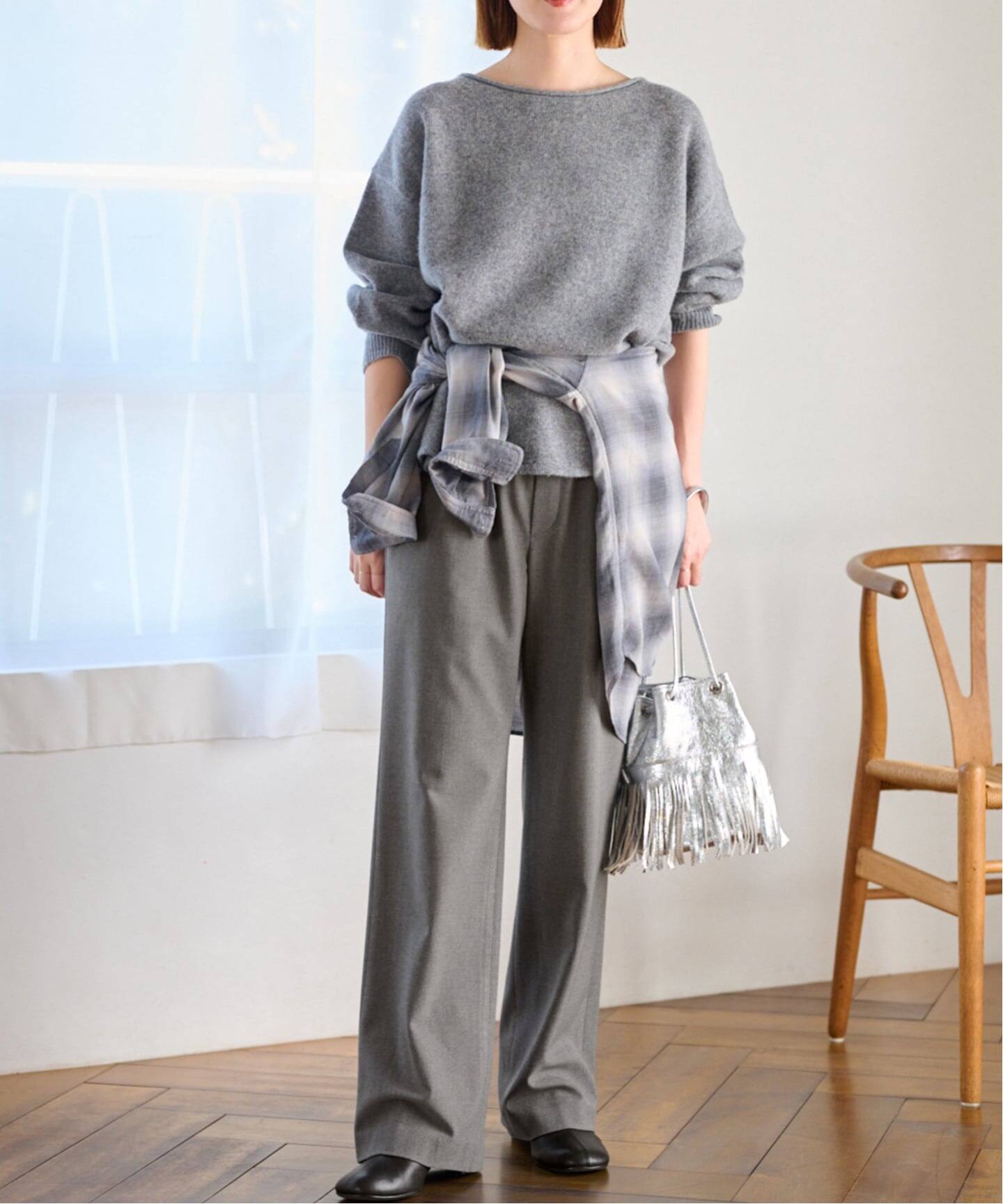 一部WEB限定追加3》サーモサキソニー裏起毛パンツ（スラックス