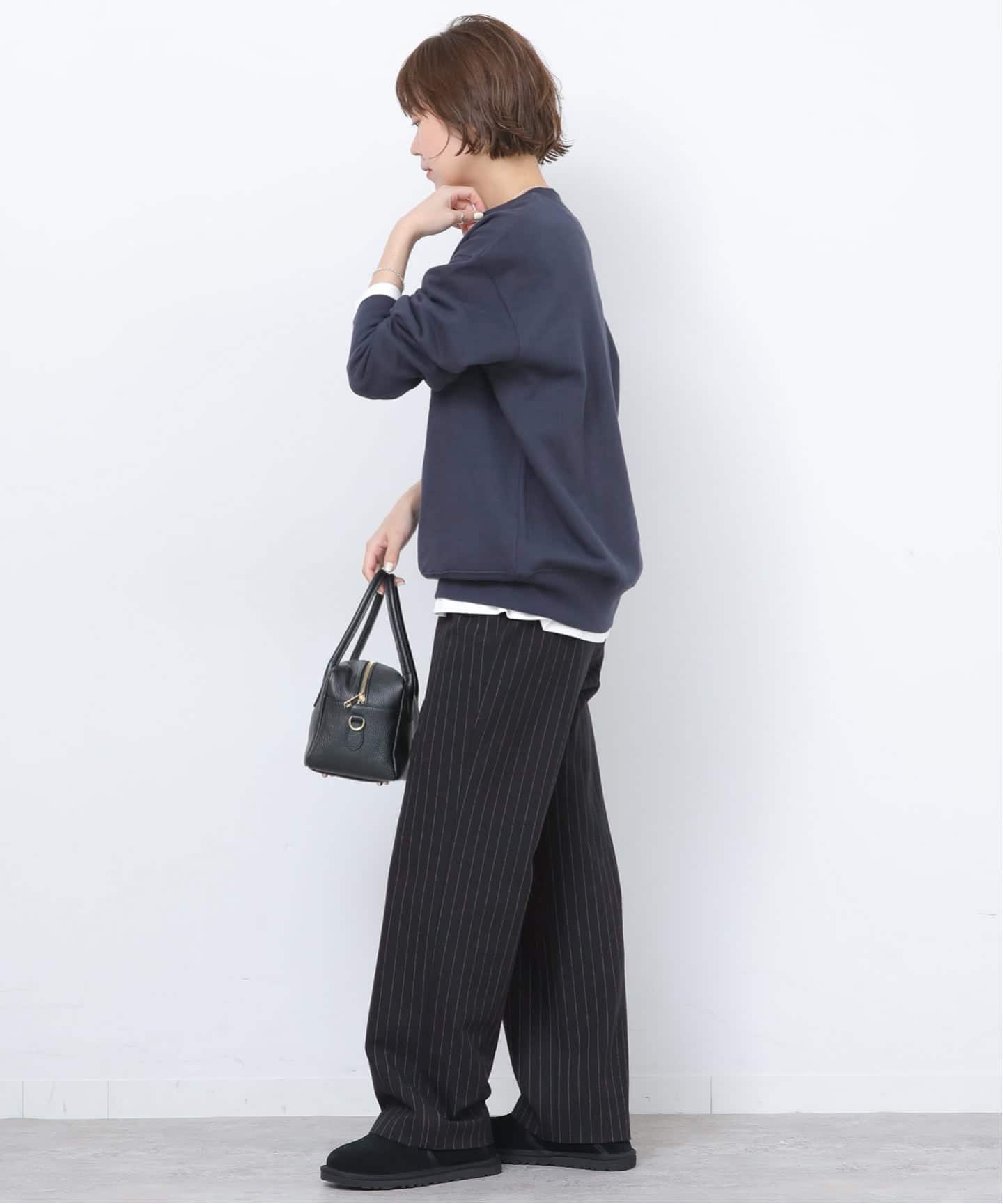 一部WEB限定追加4》サーモサキソニー裏起毛パンツ（スラックス