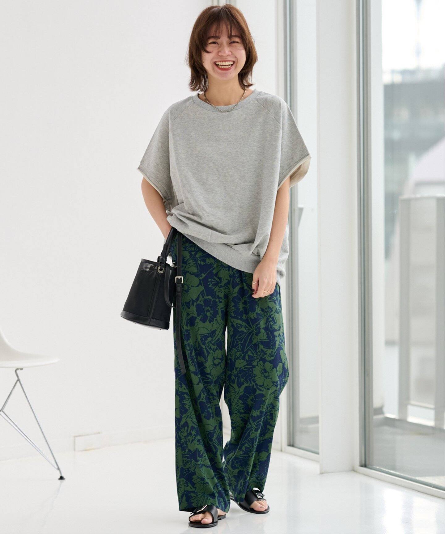 追加3》コントラストフラワープリントパンツ（その他パンツ）｜JOURNAL